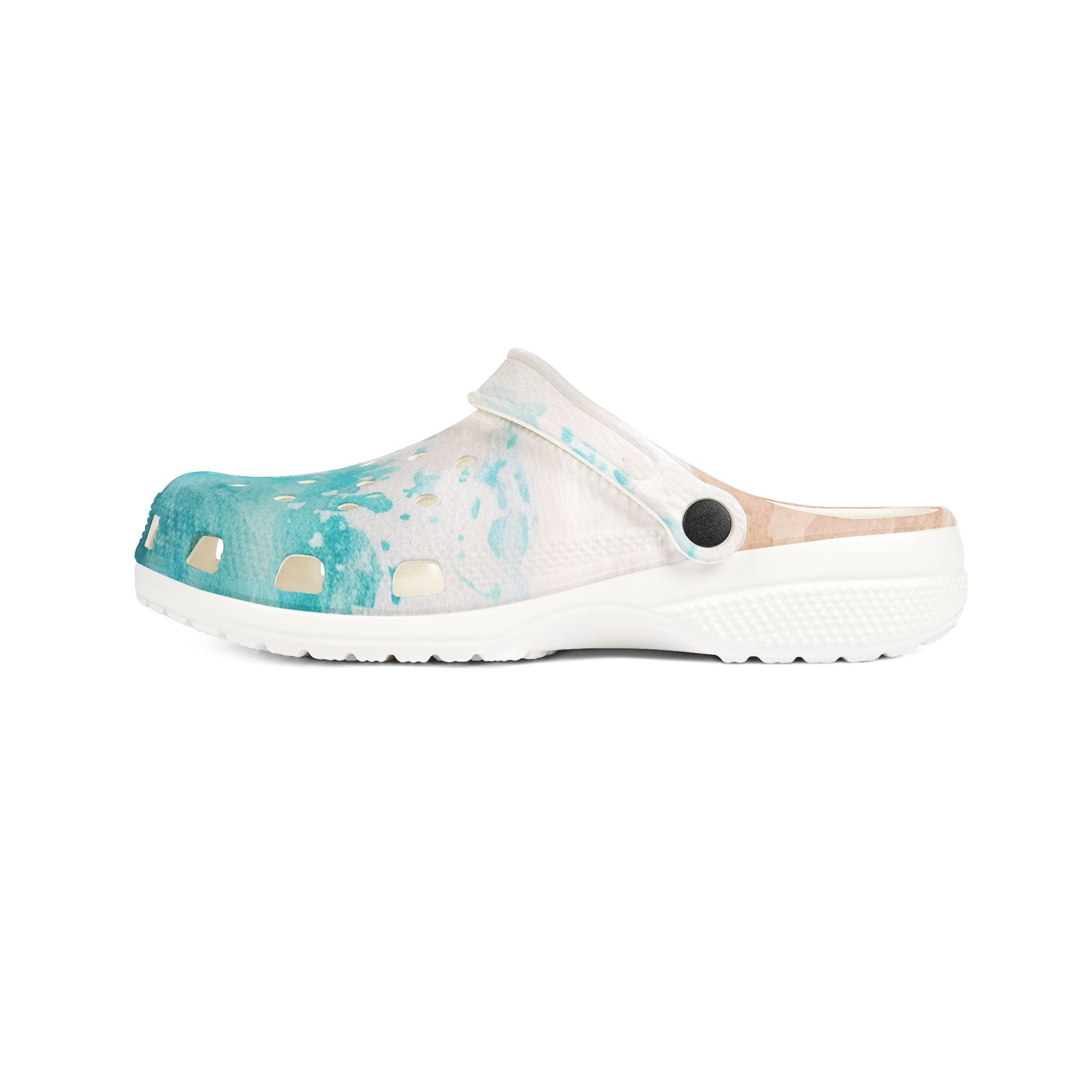Seashore EVA Foam Rubber Shoes (AOP), Artsulli - Art is Long, Life is Short, Shoes, , , , , , , 