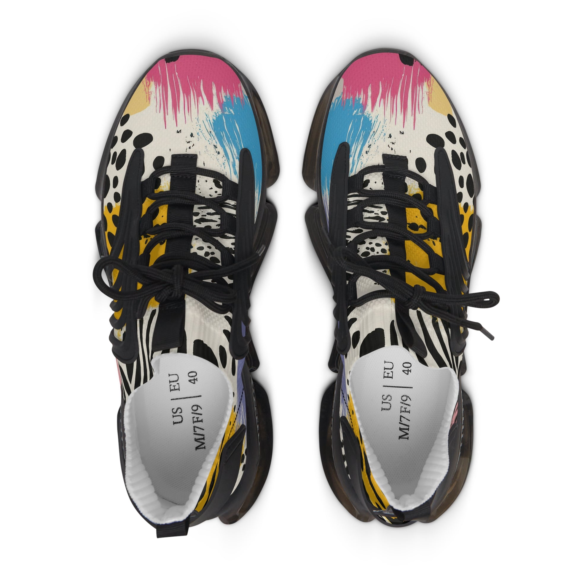 Rae Zebra Rhapsody II Women's Mesh Sneakers, Artsulli - Art is Long, Life is Short, Shoes, , , , , , , 