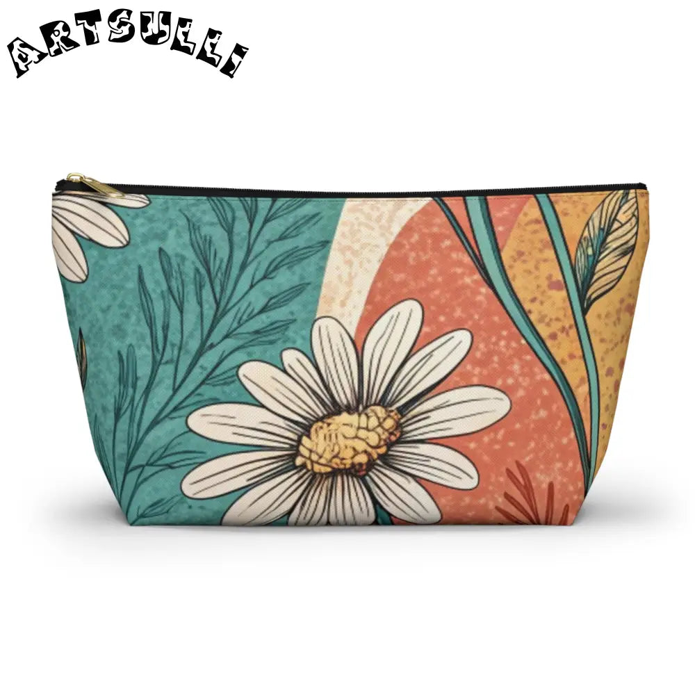 JAKKOUTTHEBXX Retro Daisy Dream Accessory Pouch w T-bottom