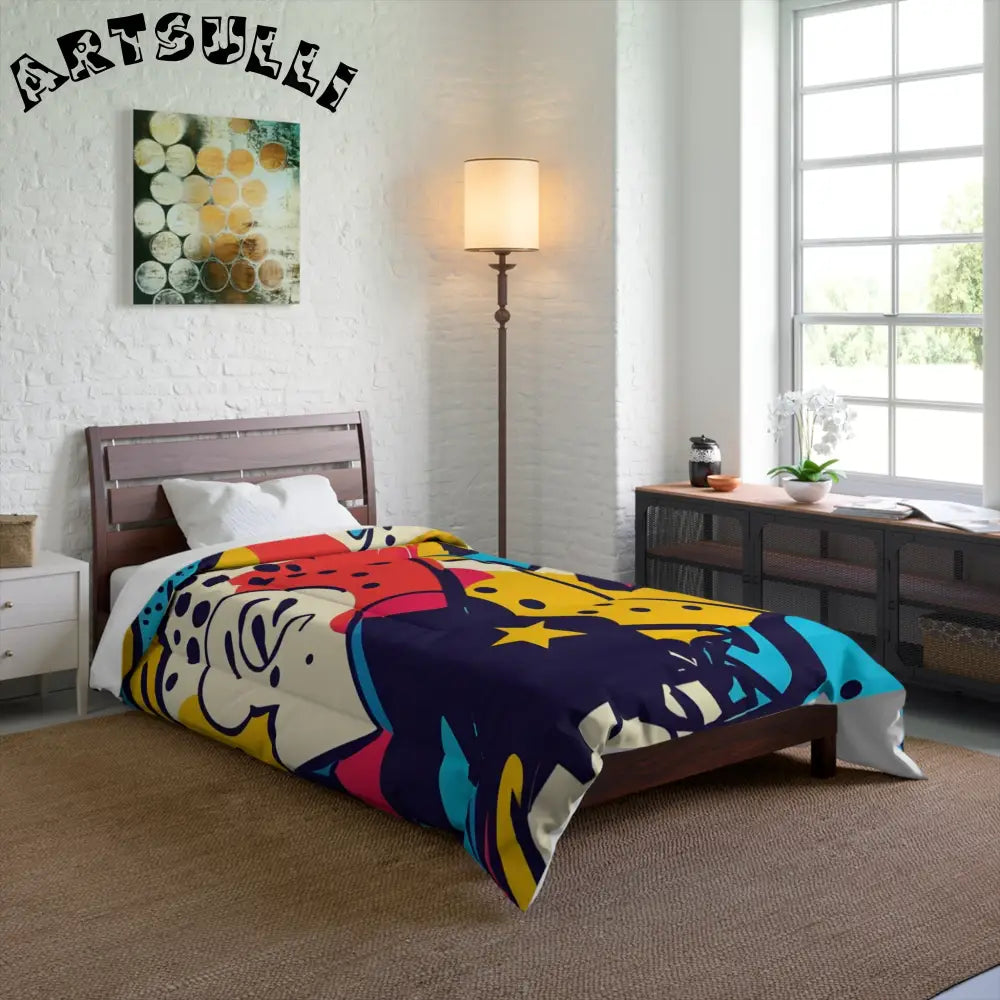 JAKKOUTTHEBXX Comic x Pop Art Comforter JAKKOUTTHEBXX Artsulli - Art