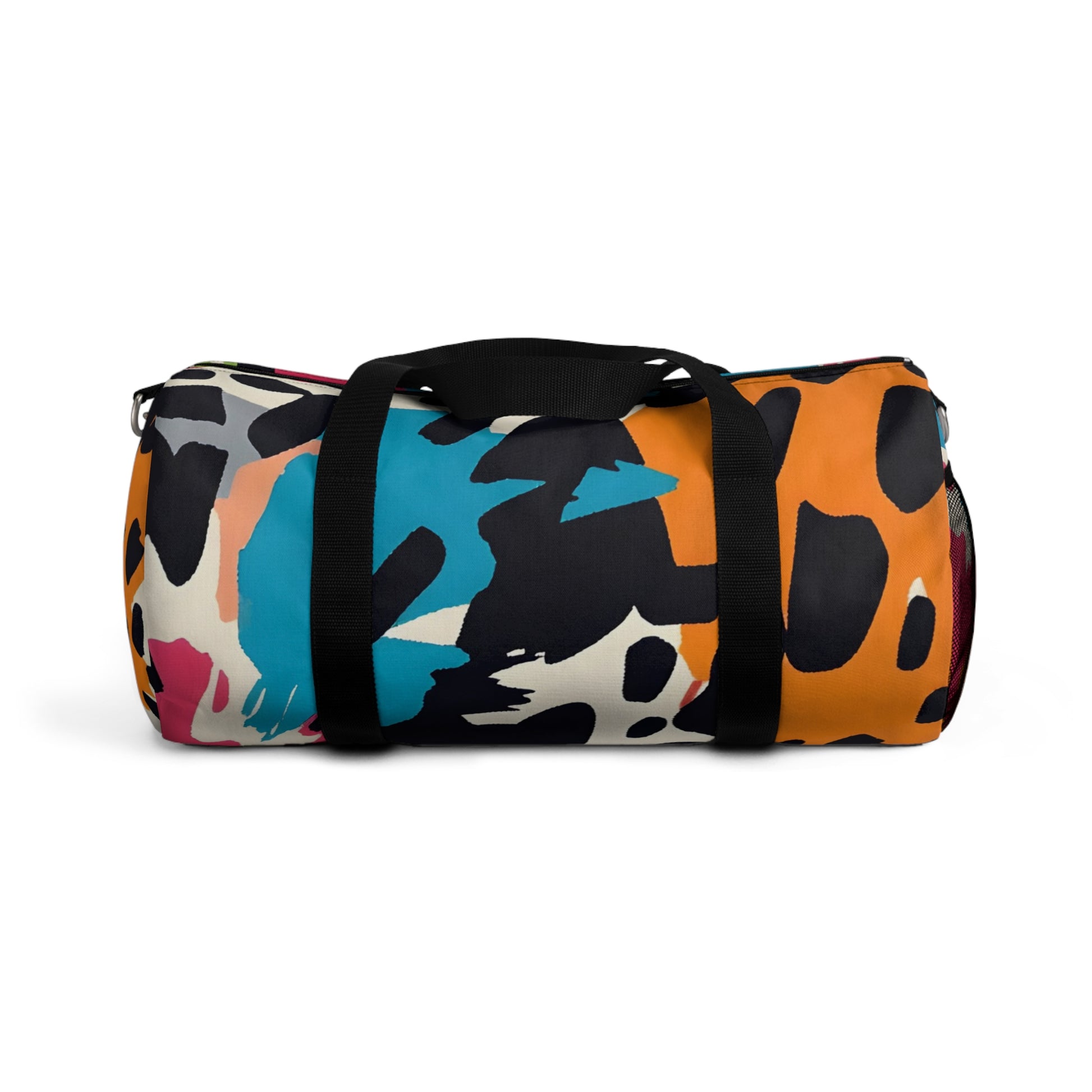 Wild Brush Strokes x Animal Print Multi-Color Duffel Bag, Artsulli - Art is Long, Life is Short, Bags, Size, Small, , , , , 24894134300110485113