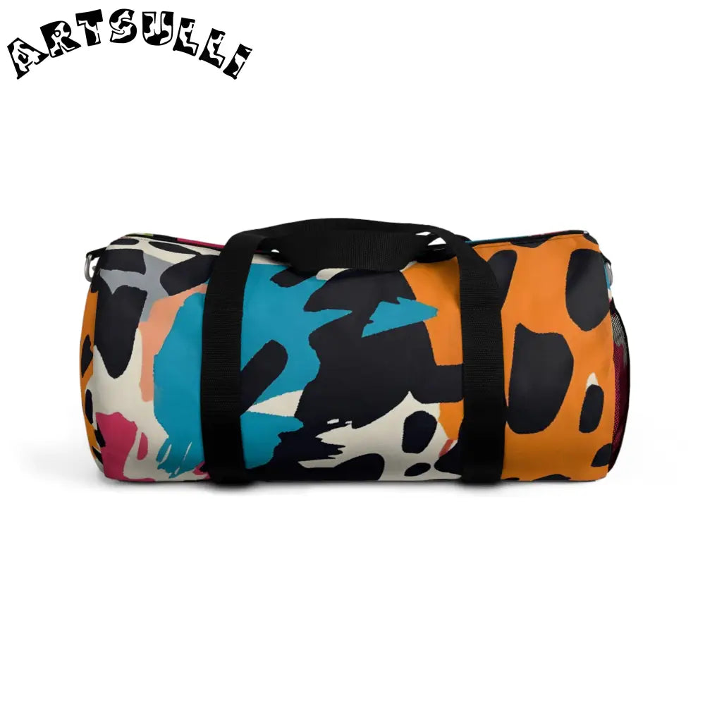 JAKKOUTTHEBXX Wild Brush Strokes x Animal Print Multi-Color Duffel