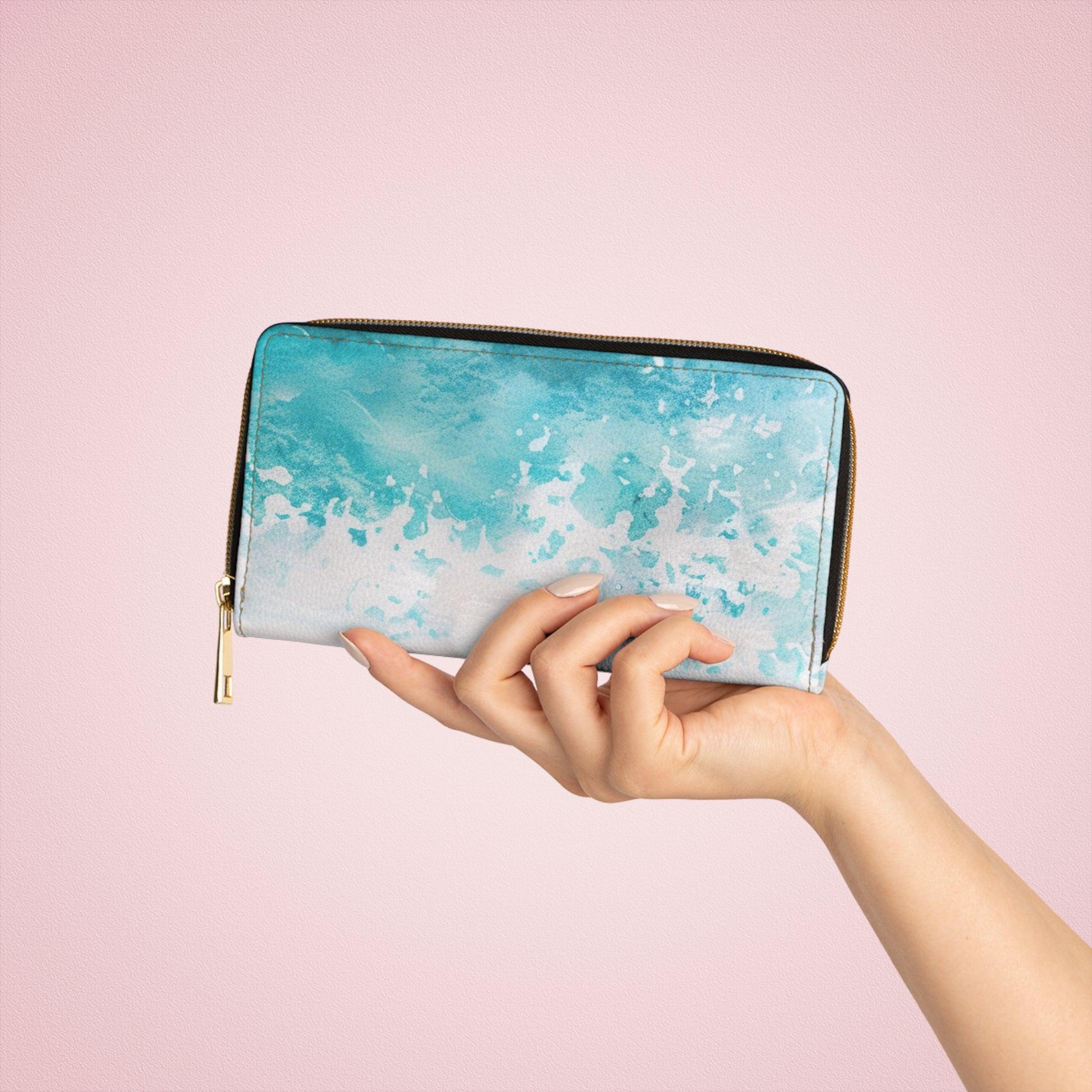 Seashore Zipper Wallet, Artsulli - Art is Long, Life is Short, Accessories, , , , , , , 