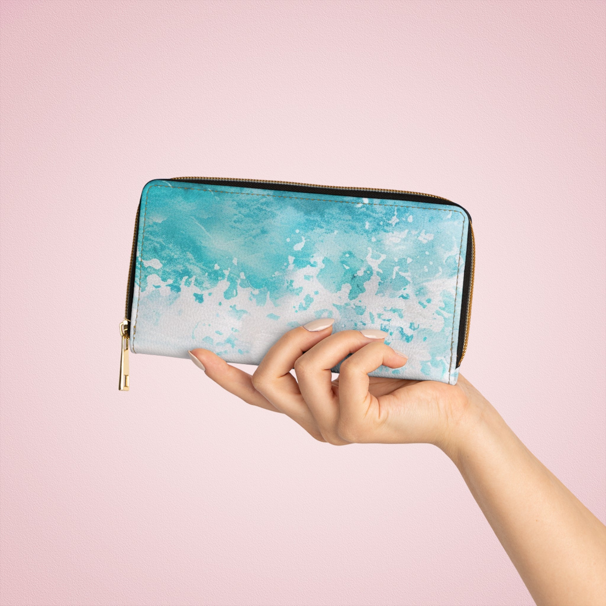 Seashore Zipper Wallet, Artsulli - Art is Long, Life is Short, Accessories, , , , , , , 