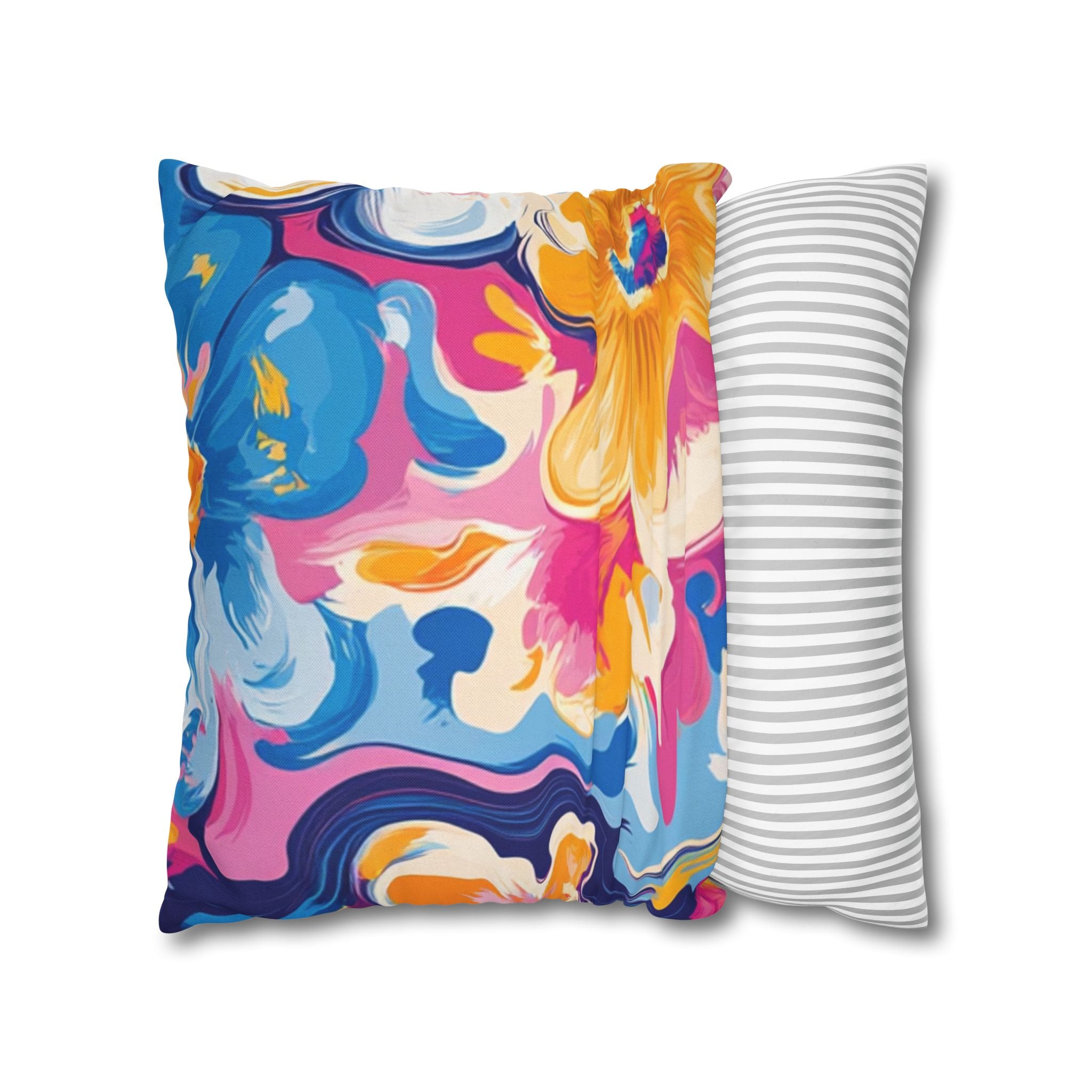 Spun Polyester Square Pillowcase