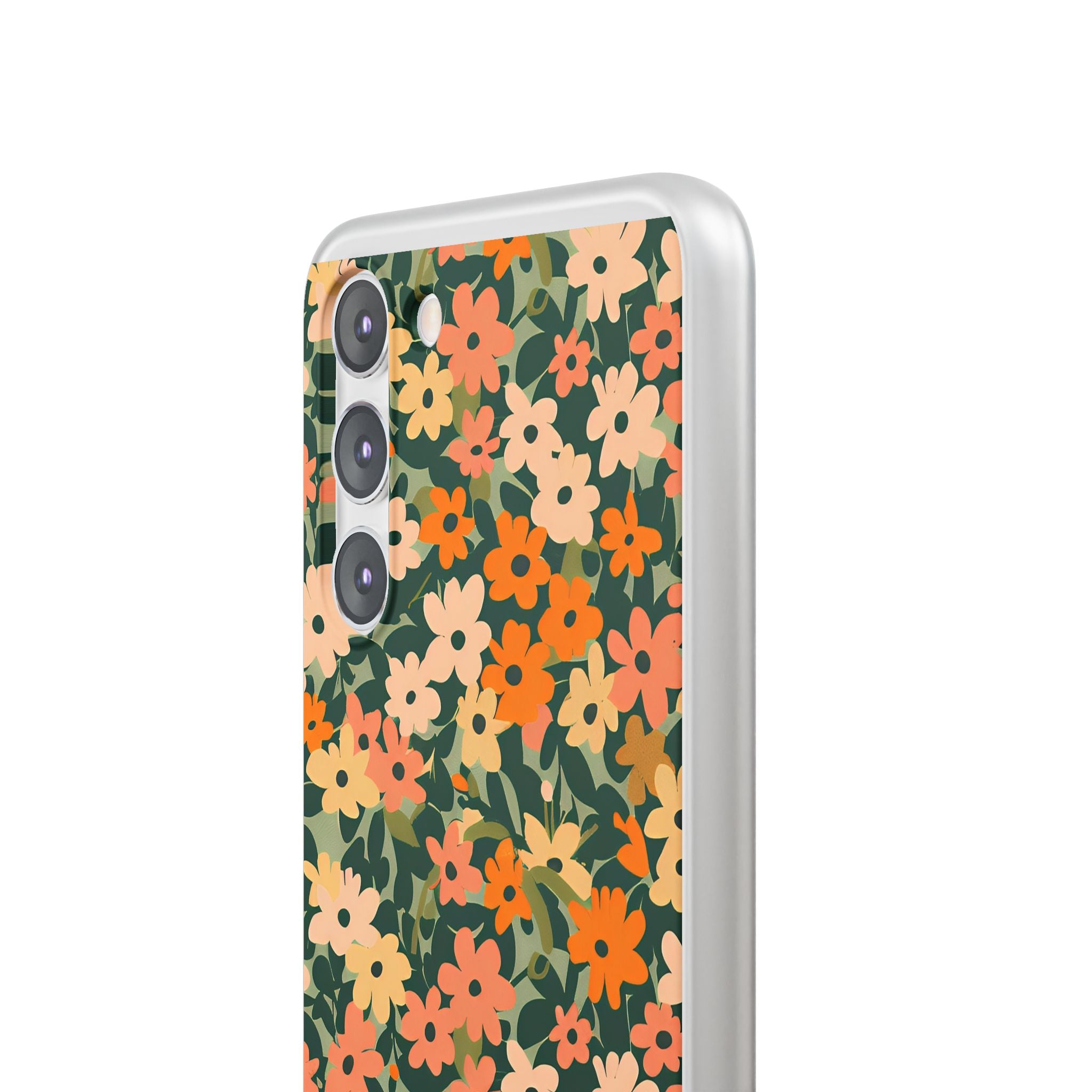 Vibrant Floral Clear Phone Case, Artsulli - Art is Long, Life is Short, Phone Case, , , , , , , 