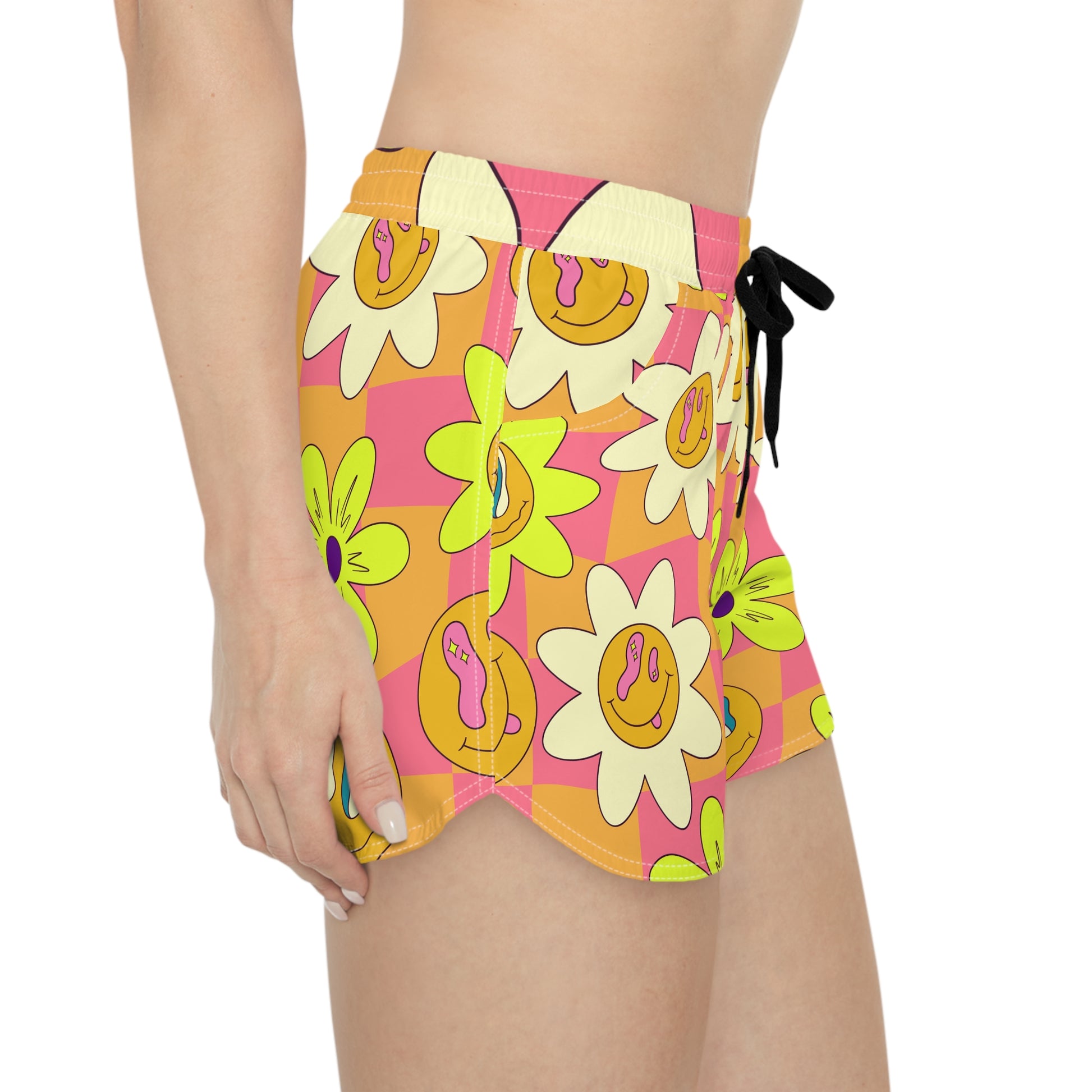 Sour Face Rave Women's Casual Shorts (AOP), Artsulli - Art is Long, Life is Short, All Over Prints, , , , , , , 