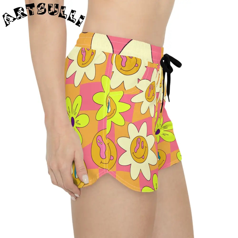 JAKKOUTTHEBXX Sour Face Rave Women’s Casual Shorts (AOP)