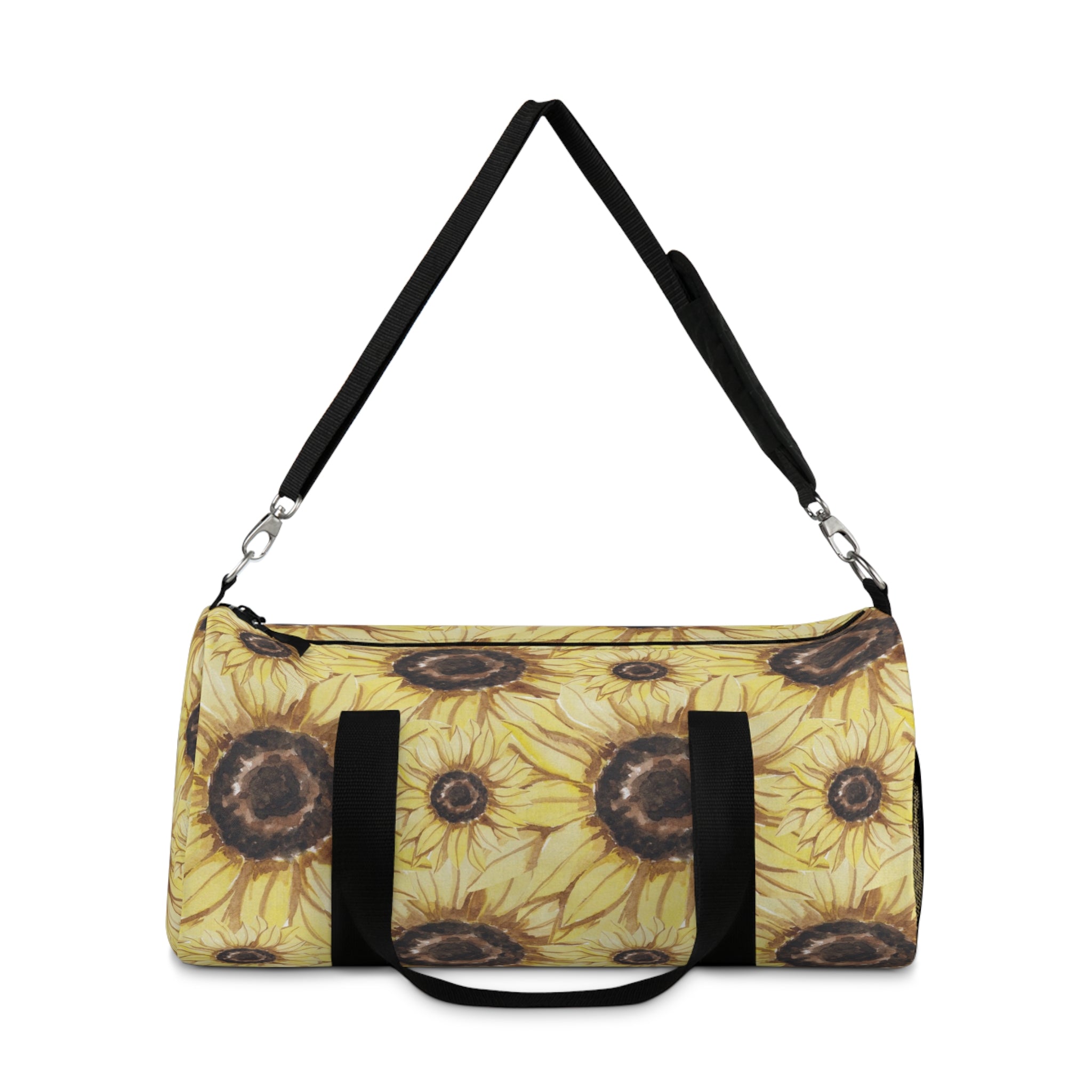 Retro Anime Sunflower Duffel Bag, Artsulli - Art is Long, Life is Short, Bags, , , , , , , 