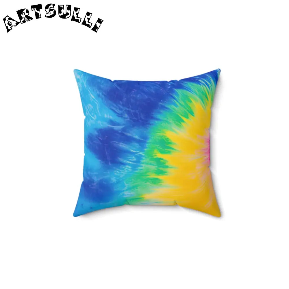 JAKKOUTTHEBXX Spiral Tie-Dye Throw Pillow 2025