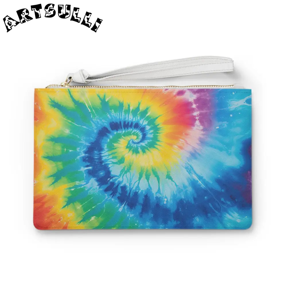 JAKKOUTTHEBXX Saffiano Tie Dye Spiral Clutch Bag 2025