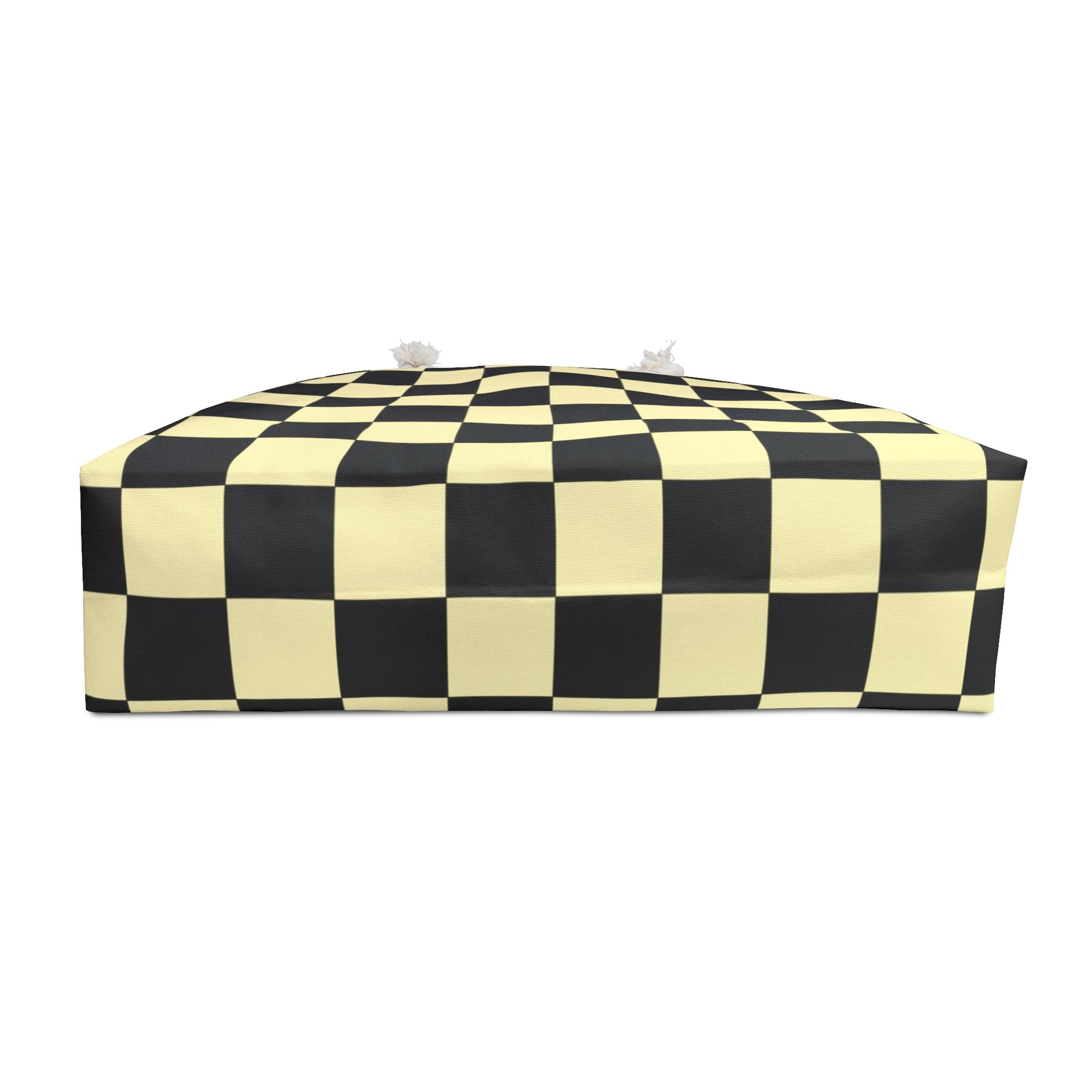 Checkerboard Black and Yellow Weekender Bag, Artsulli - Art is Long, Life is Short, Bags, , , , , , , 