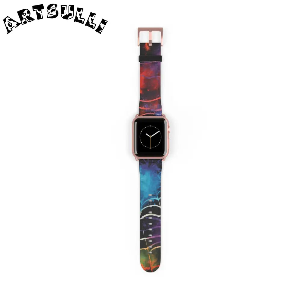 JAKKOUTTHEBXX Spider Web Faux Leather Watch Band 2025