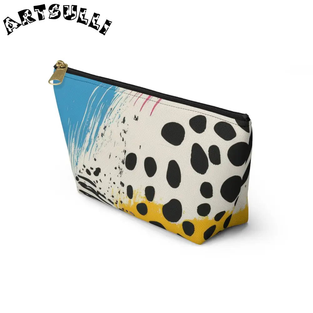 JAKKOUTTHEBXX Rae Zebra Rhapsody Accessory Pouch w T-bottom