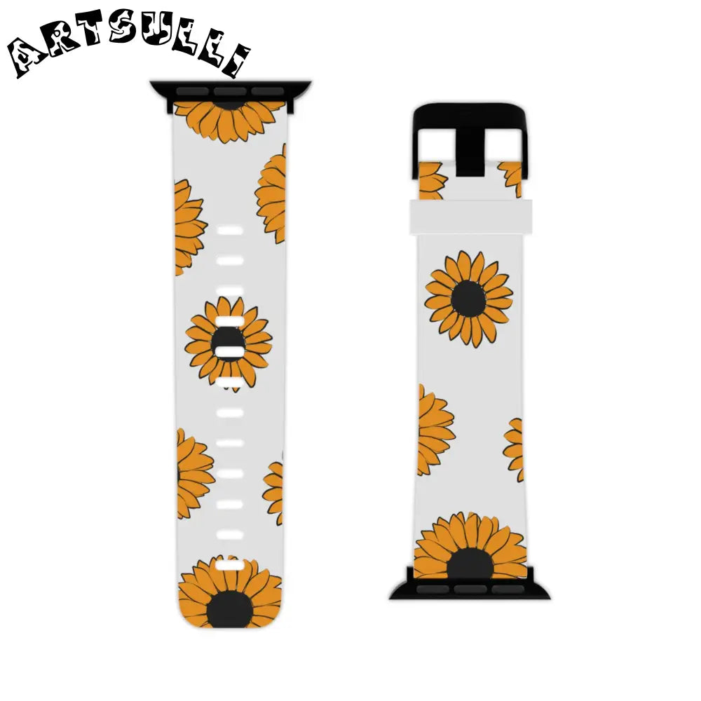 JAKKOUTTHEBXX Sunflowers Watch Band for Apple Watch JAKKOUTTHEBXX