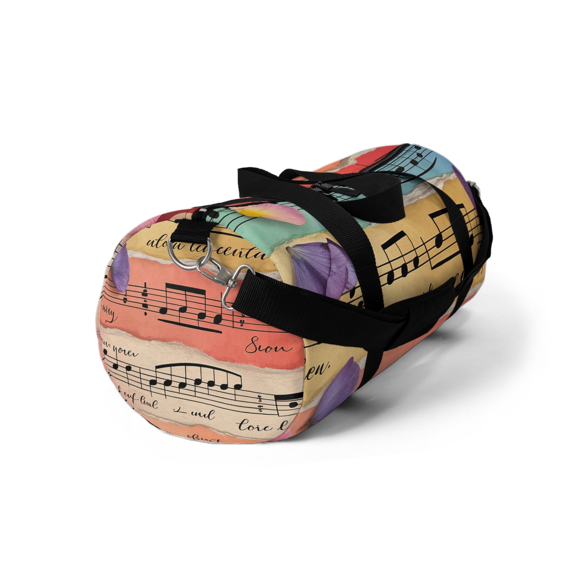 Torn Type Beat Sheet Music Multi-Color Duffel Bag, Artsulli - Art is Long, Life is Short, Bags, , , , , , , 
