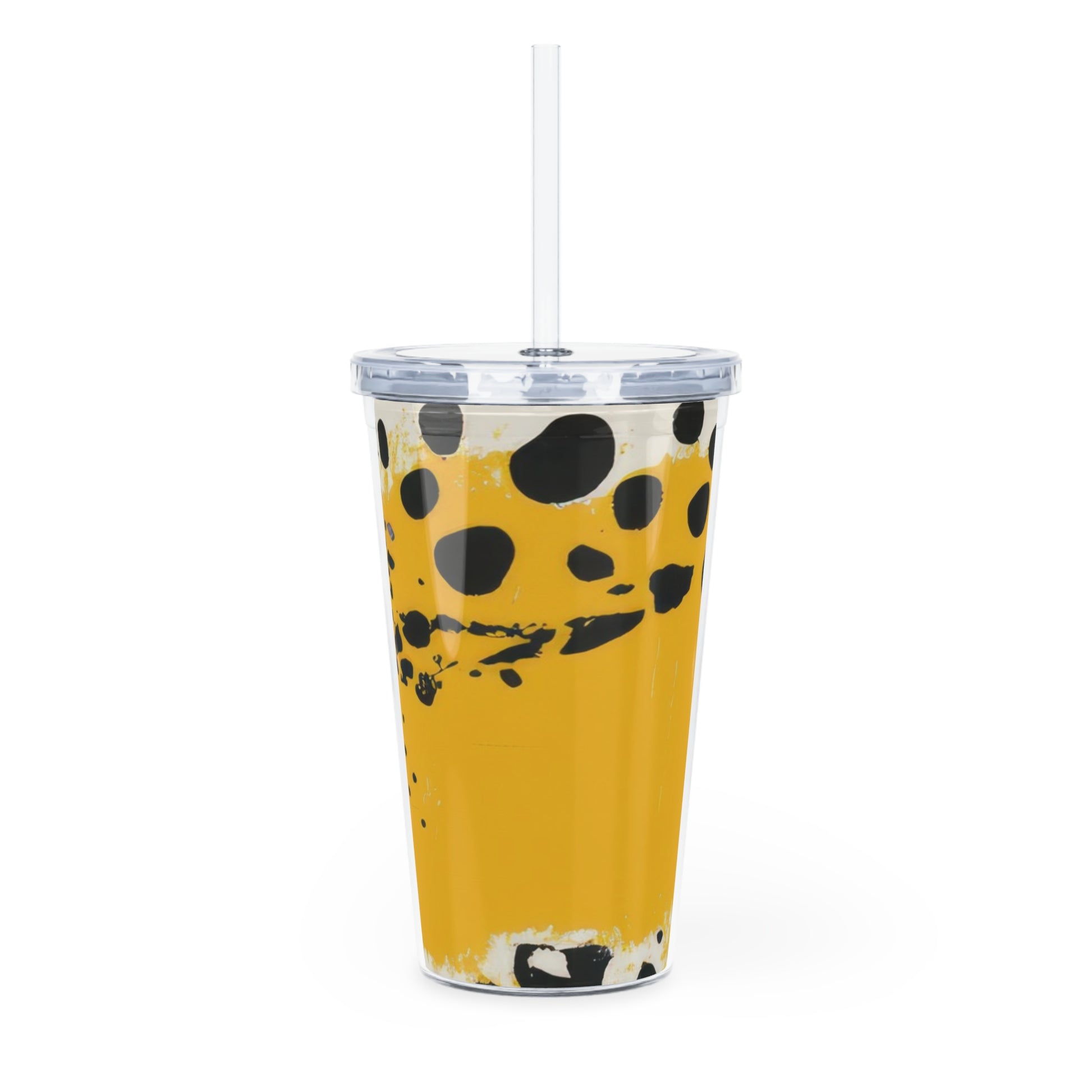 Rae Zebra Rhapsody Plastic Tumbler with Straw, Artsulli - Art is Long, Life is Short, Mug, , , , , , , 