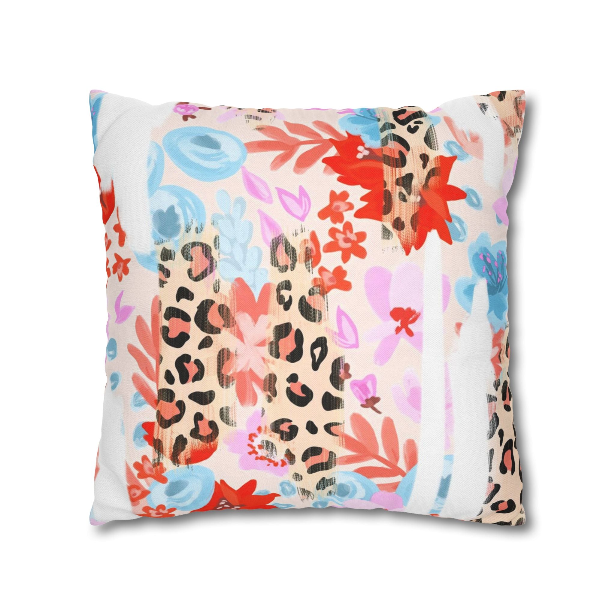 Spun Polyester Square Pillowcase