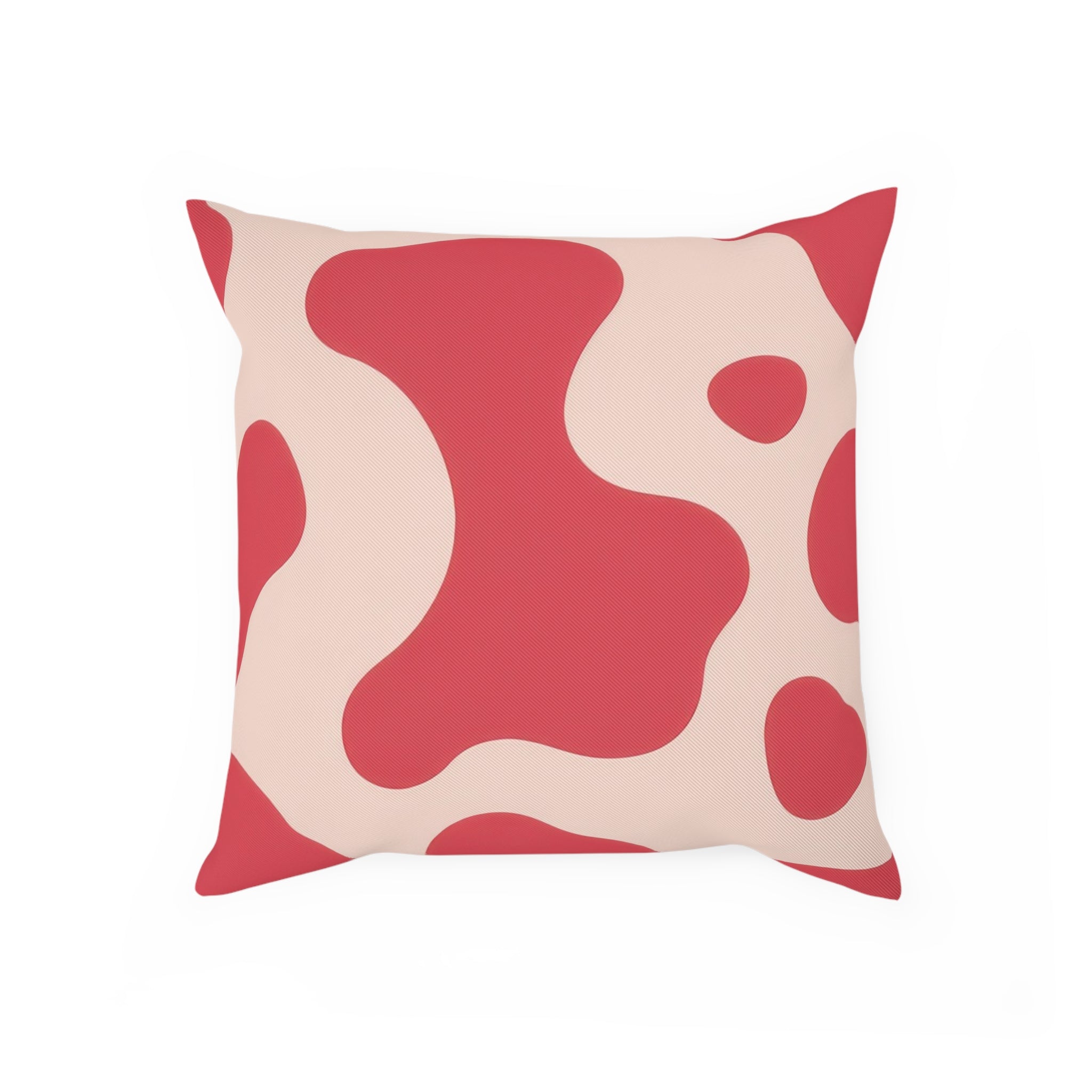 Red Jungle Cow Cushion, Artsulli - Art is Long, Life is Short, Home Decor, Size, 15.7" × 15.7", , , , , 21113148070142963018