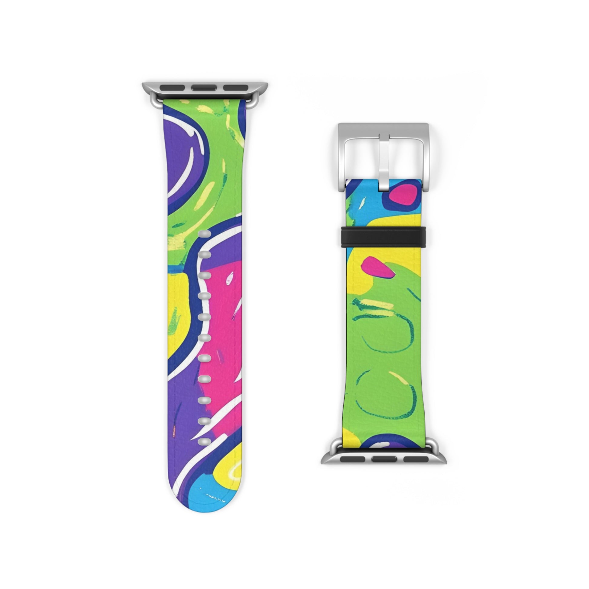90s Trippy Slime Watch Band, Artsulli - Art is Long, Life is Short, Accessories, , , , , , , 