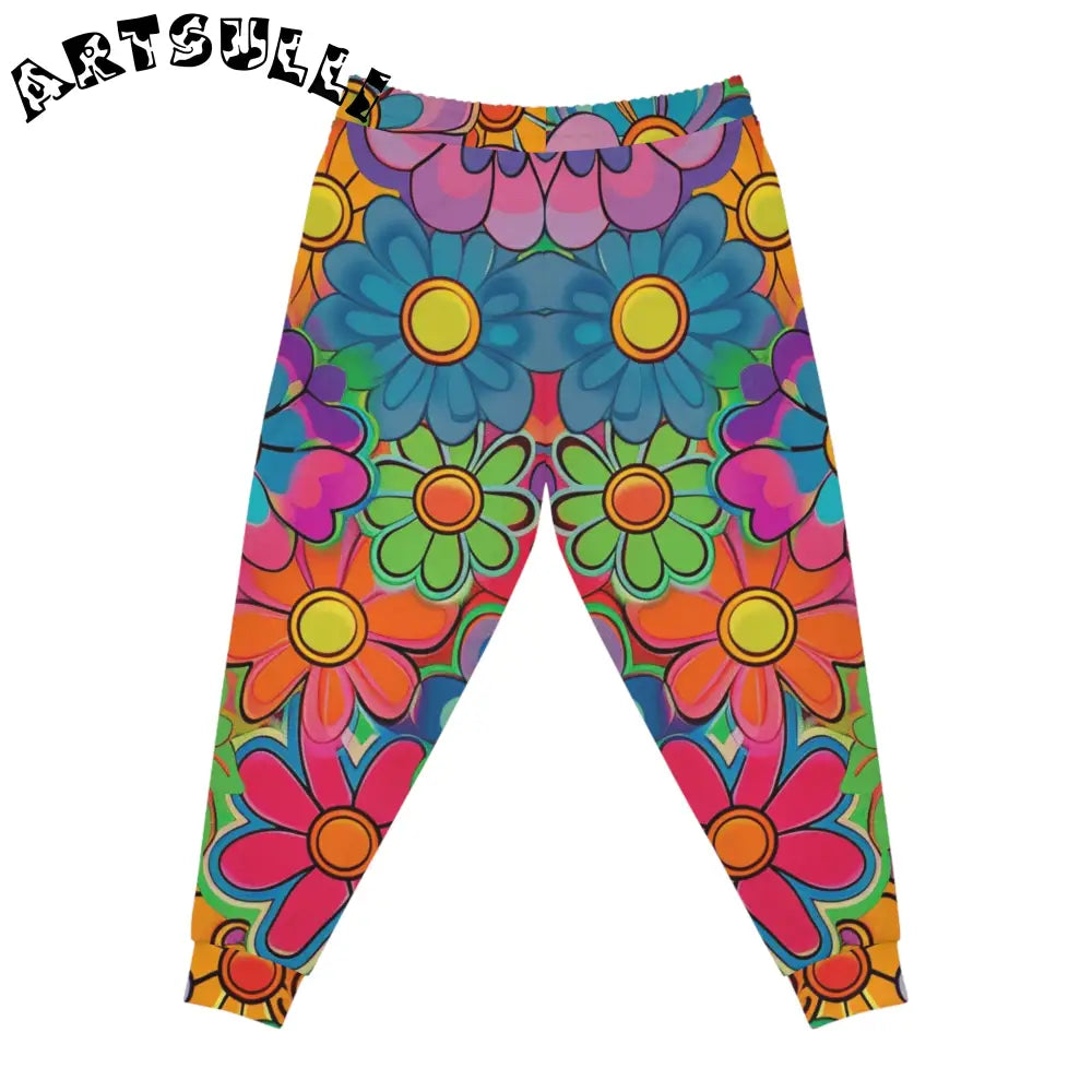 JAKKOUTTHEBXX Chromatic Daisy Dream Athletic Joggers (AOP)