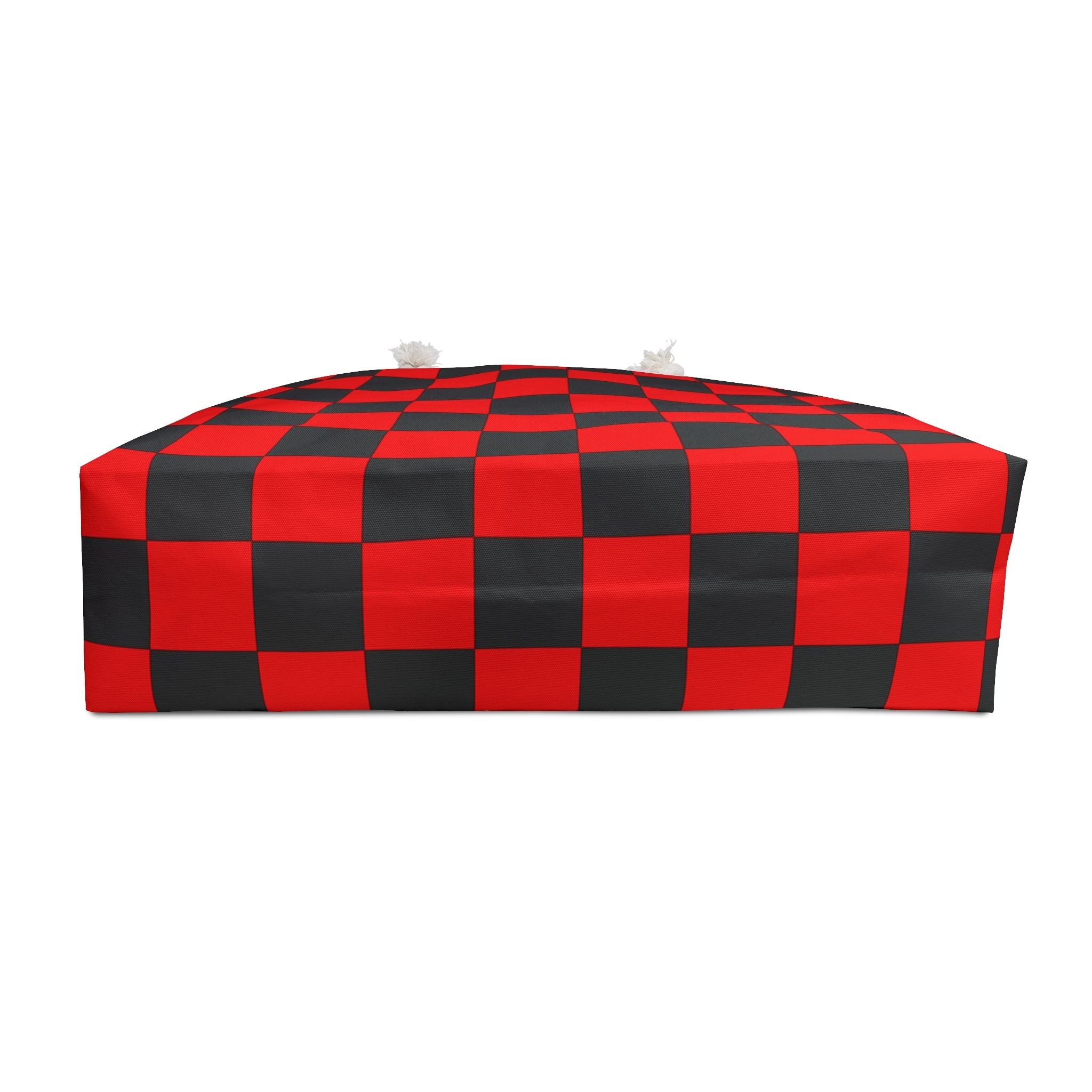 Checkerboard Red and Black Weekender Bag, Artsulli - Art is Long, Life is Short, Bags, , , , , , , 
