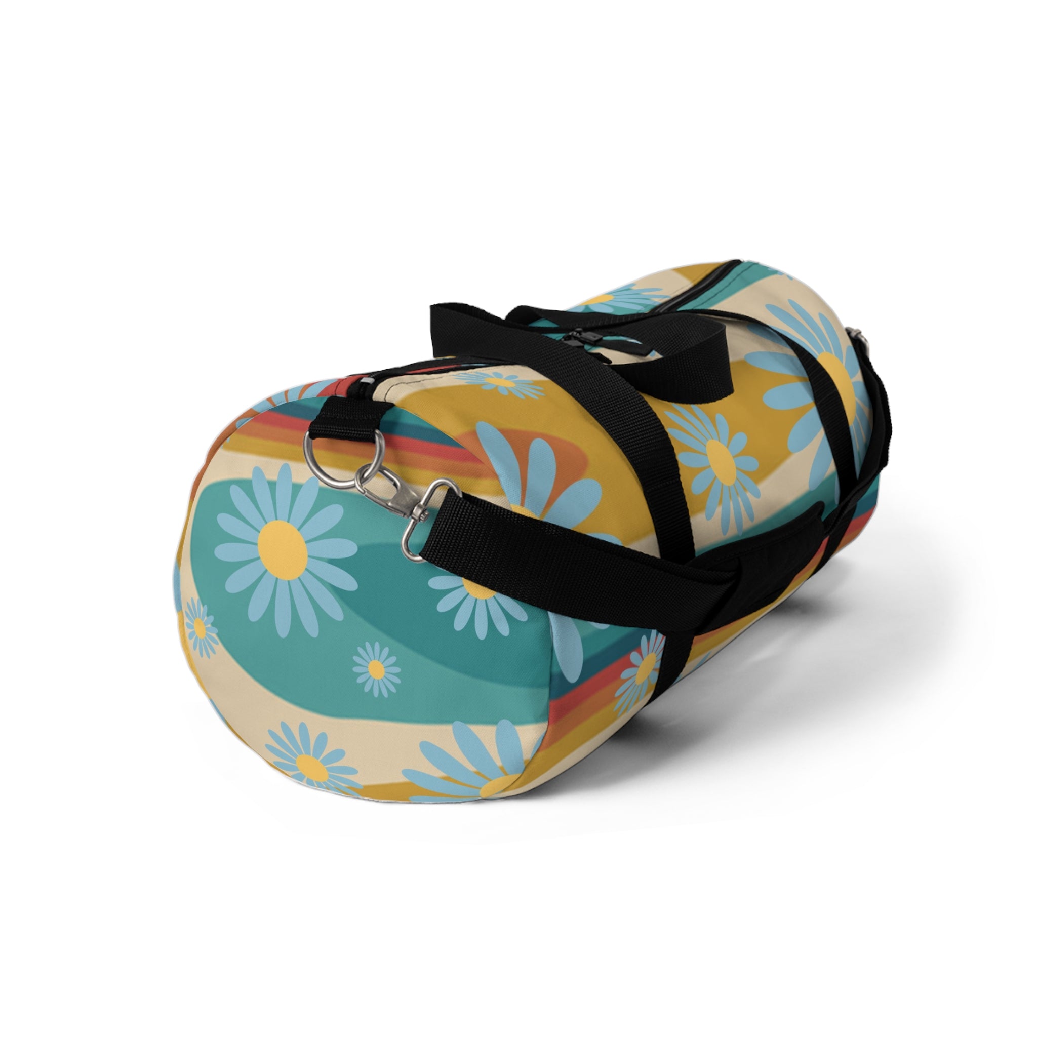 Psychedelic Floral Hills II Multi-Color Duffel Bag, Artsulli - Art is Long, Life is Short, Bags, , , , , , , 