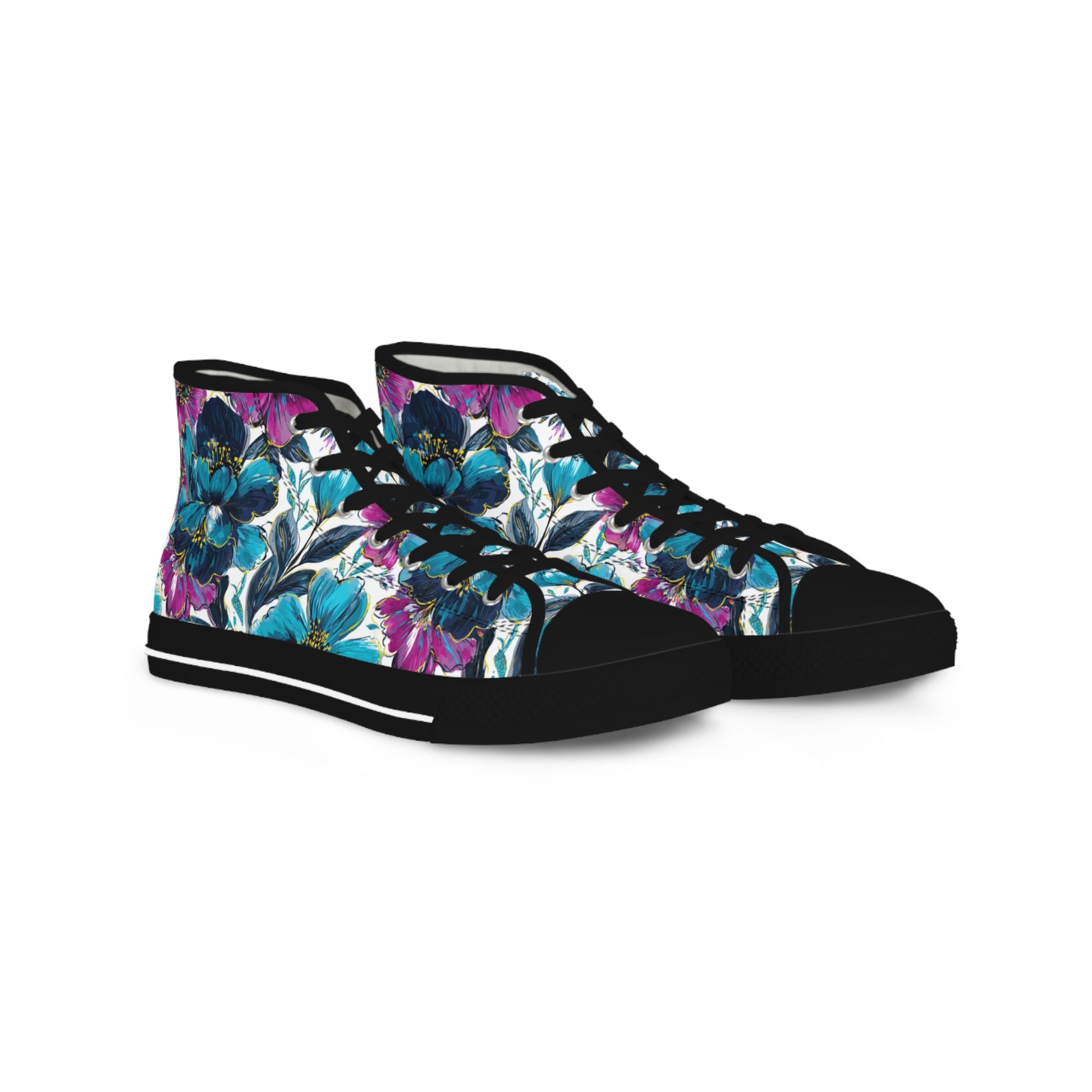 Men's High Top Sneakers, Artsulli - Art is Long, Life is Short, Shoes, Size, US 5, Color, Black sole, , , 28638839534946281048