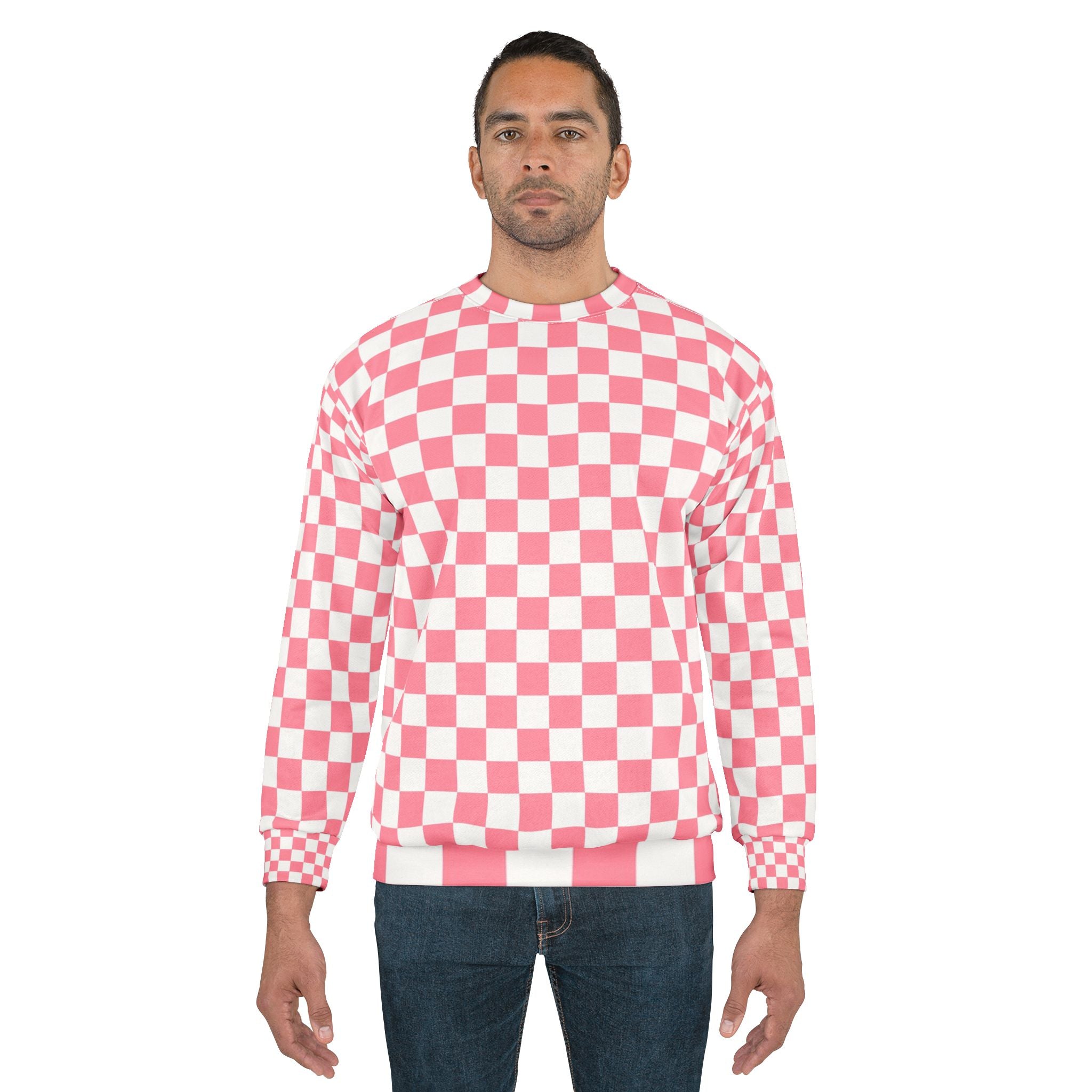 Brigandine Checkered Scene Unisex Sweatshirt (AOP)