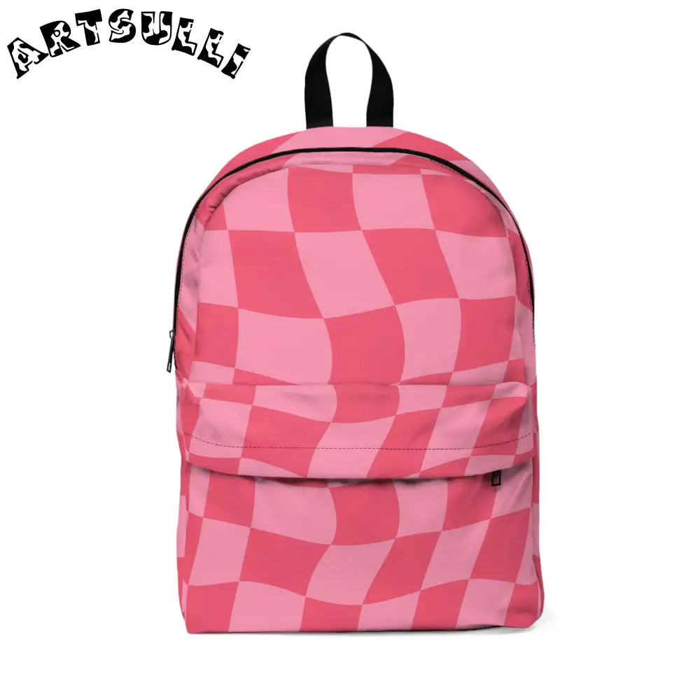 JAKKOUTTHEBXX Race Track Girl Hot Pink Unisex Classic Backpack