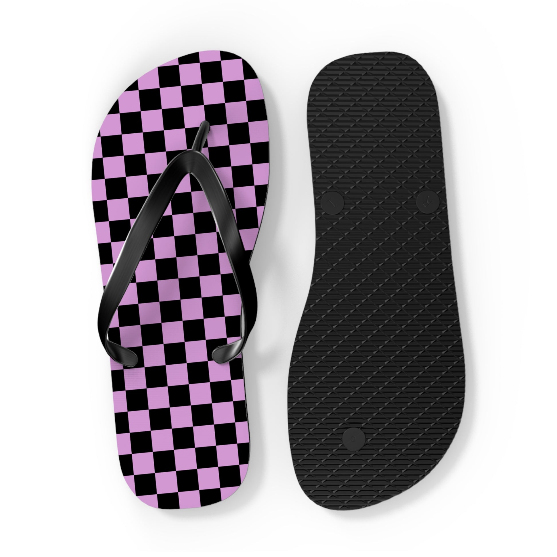 Pixel Punk Vision Flip Flops, Artsulli - Art is Long, Life is Short, Shoes, , , , , , , 