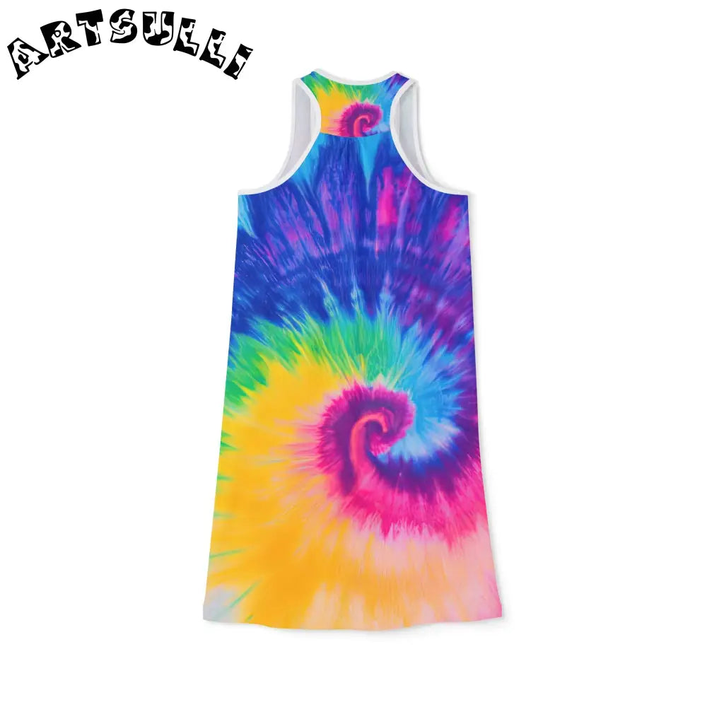 JAKKOUTTHEBXX Spiral Tie-Dye Tank Dress 2025