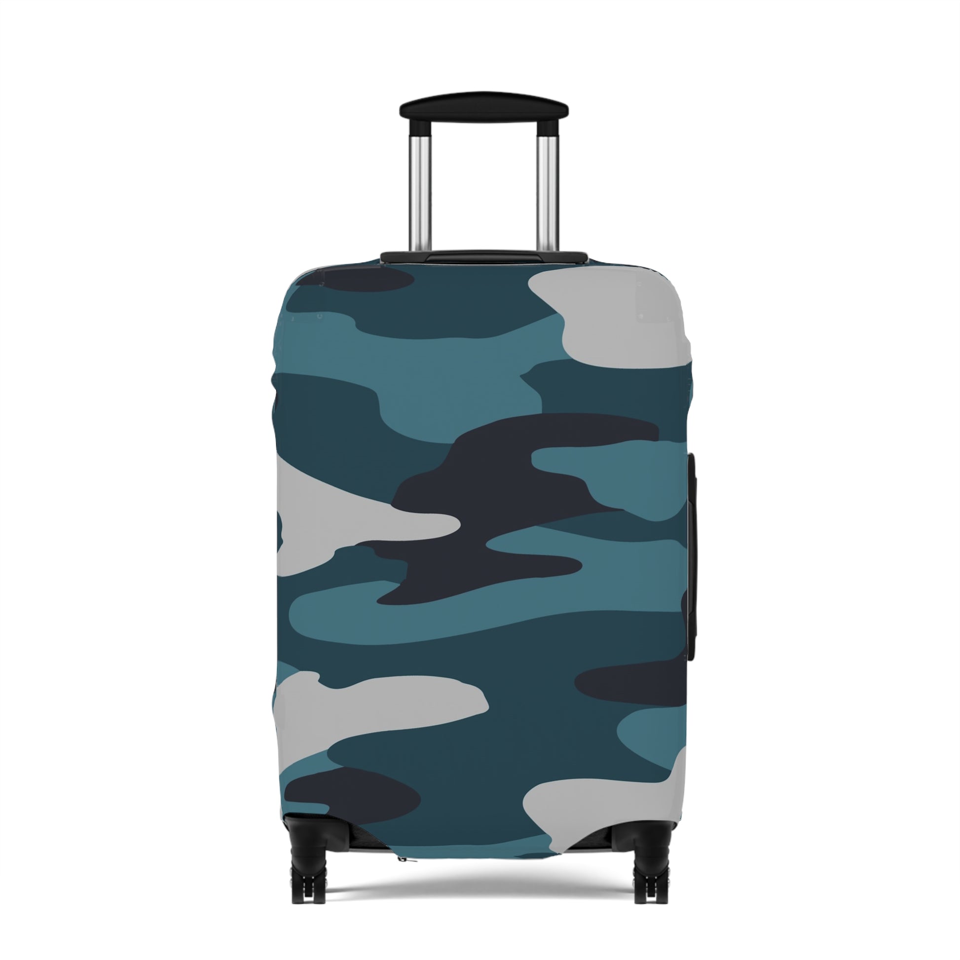 Blue Camouflage Luggage Cover, Artsulli - Art is Long, Life is Short, Accessories, Size, 25'' × 16'', , , , , 10755818278675