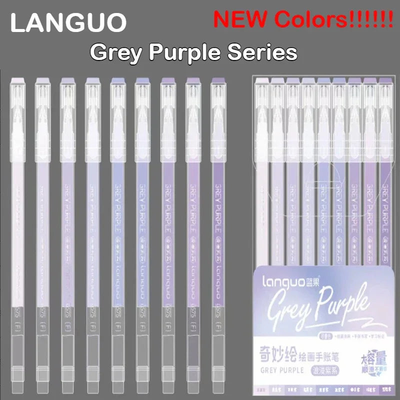 Buy The Best By Artsulli - Art is Long Life Short - LANGUO New Colors 45/9 Drawing Highlighter Morandi Gel Pen Diary Painting DIY Office