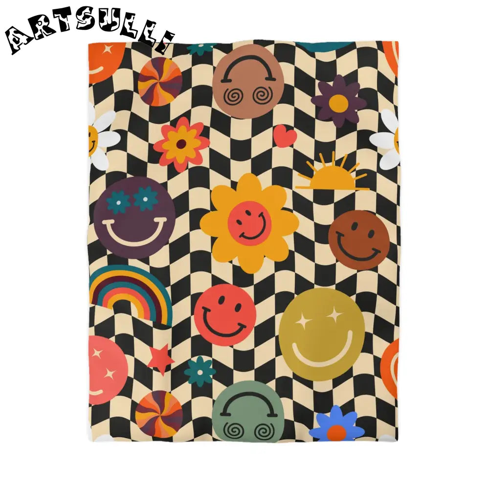 JAKKOUTTHEBXX Trippy x Wavy Checkerboard x Smiley Face x Rainbow x