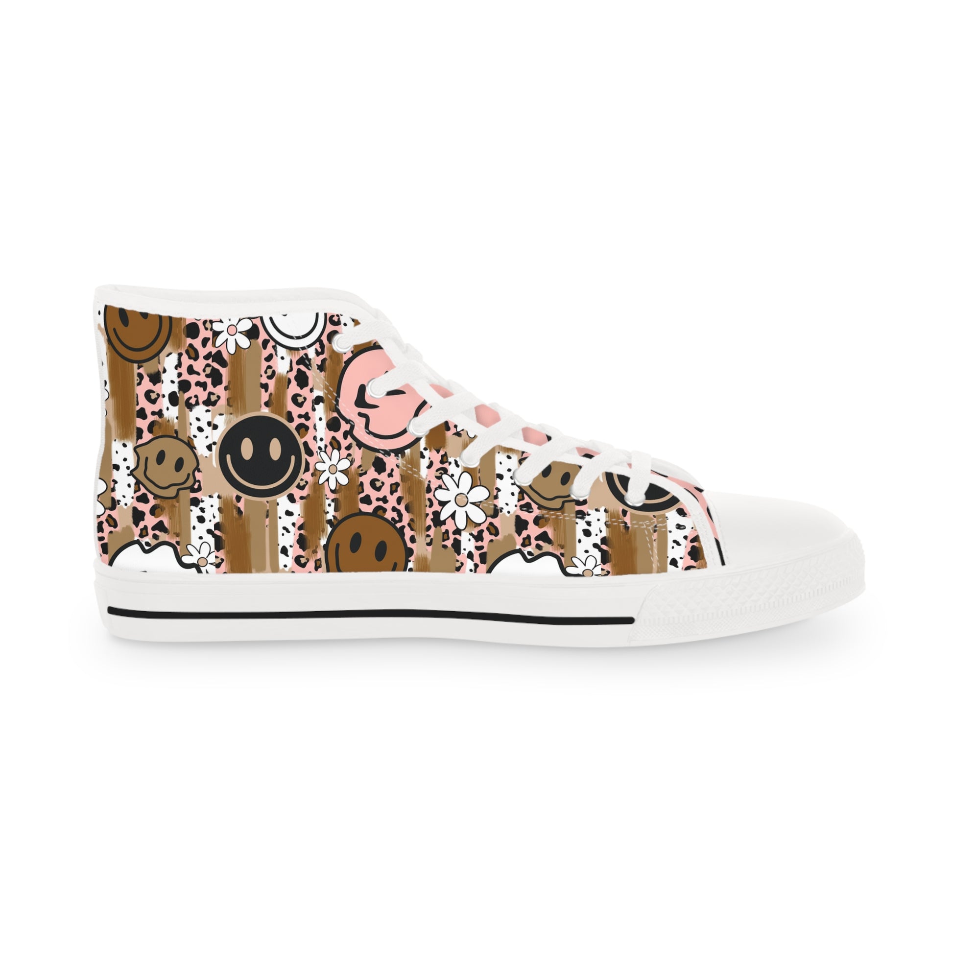 Sutfin Ghosts Pop Art II Men's High Top Sneakers, Artsulli - Art is Long, Life is Short, Shoes, , , , , , , 