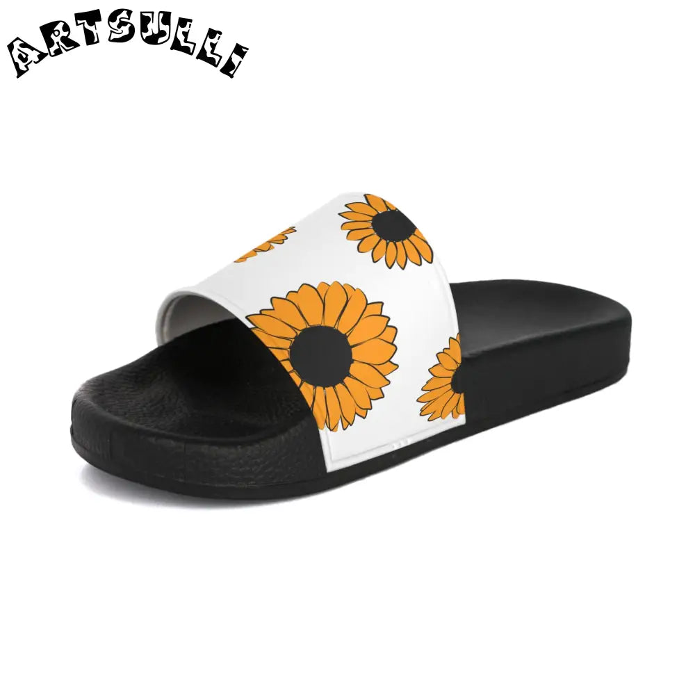 JAKKOUTTHEBXX Sunflowers Women’s Slide Sandals JAKKOUTTHEBXX