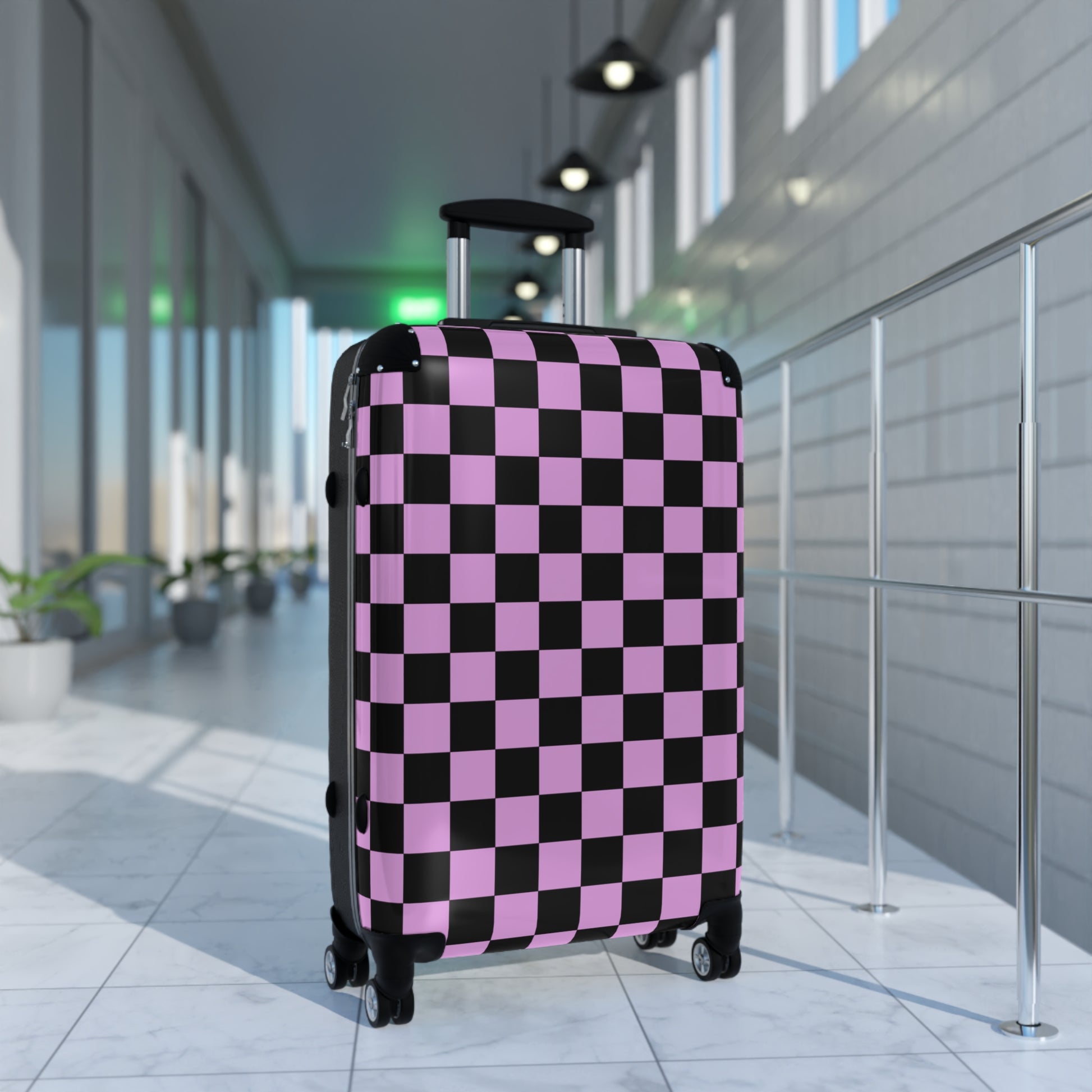 Pixel Punk Vision Suitcase, Artsulli - Art is Long, Life is Short, Bags, , , , , , , 