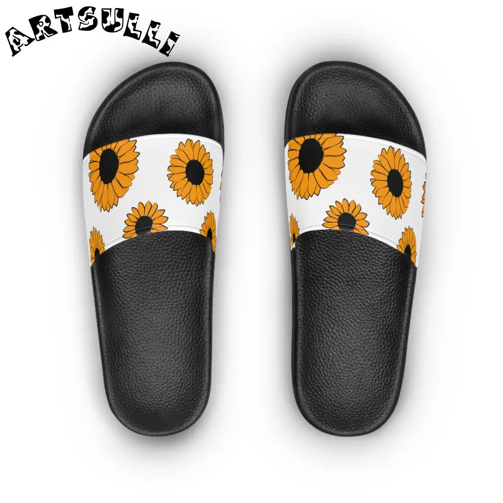 JAKKOUTTHEBXX Sunflowers Women’s Slide Sandals JAKKOUTTHEBXX