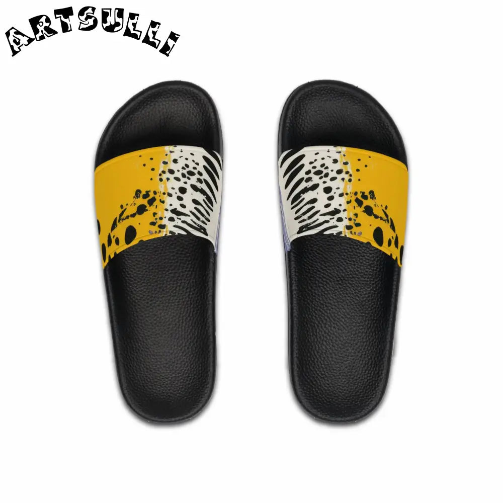JAKKOUTTHEBXX Rae Zebra Rhapsody Men’s Slide Sandals JAKKOUTTHEBXX
