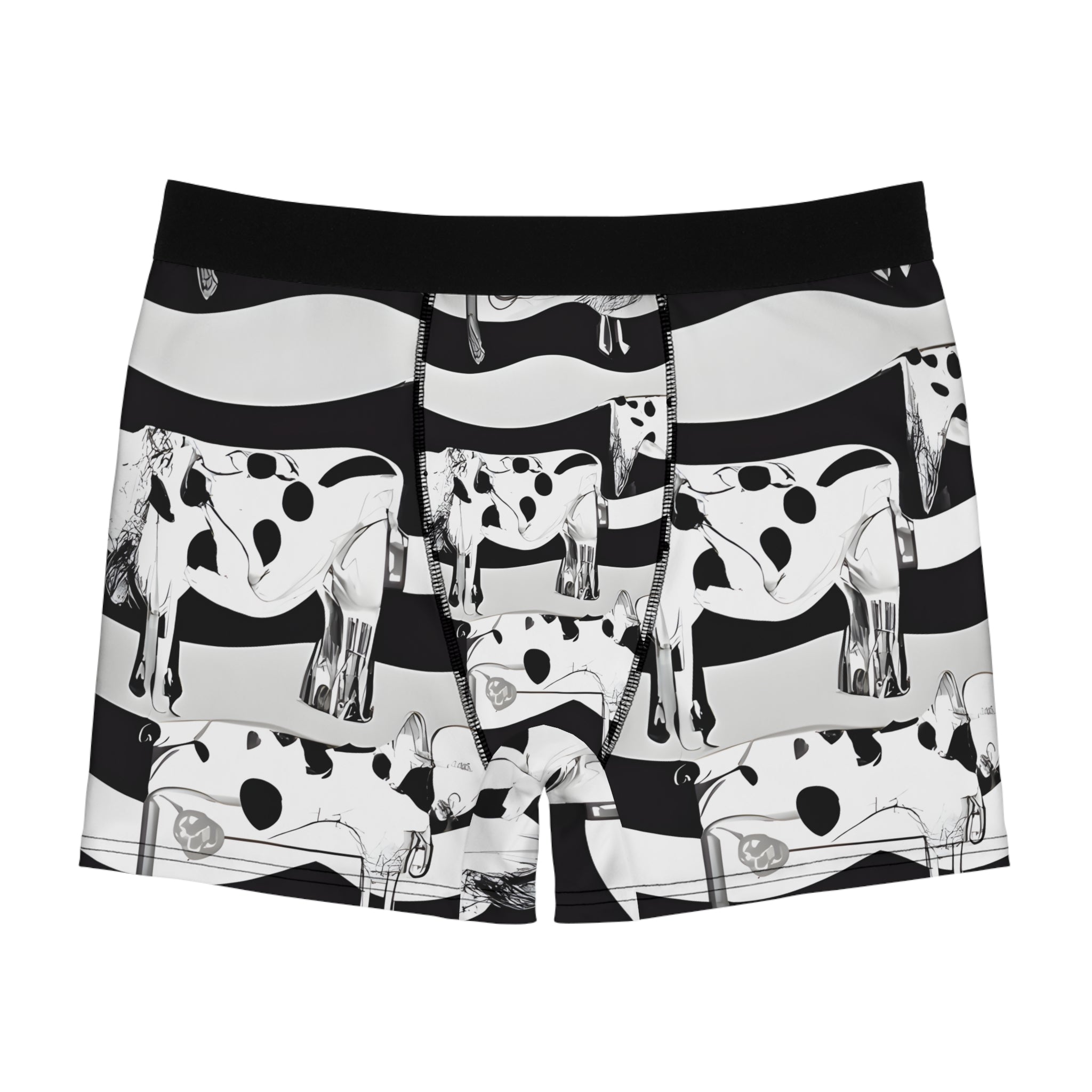 Cruellas Cattle Line Men's Boxer Briefs (AOP)