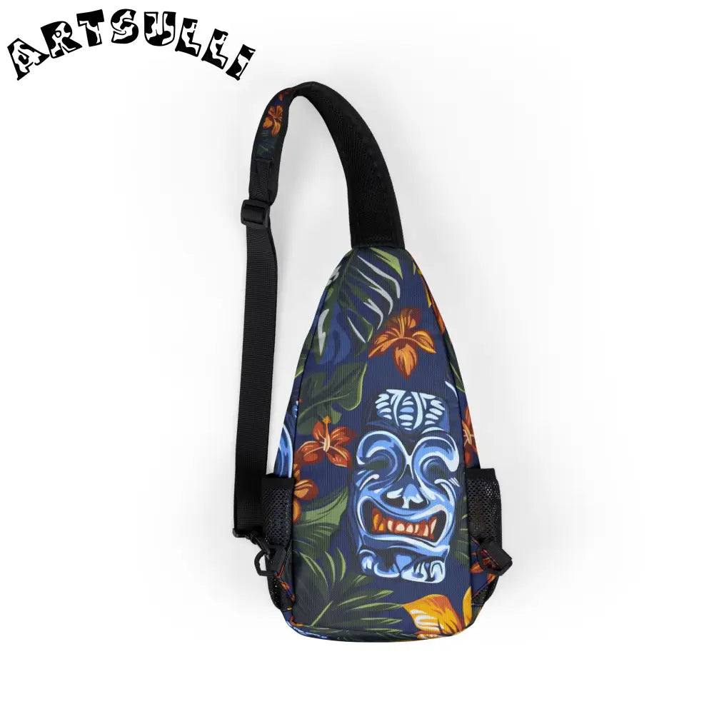 JAKKOUTTHEBXX Tropical Blue Tiki Chest Bag 2025