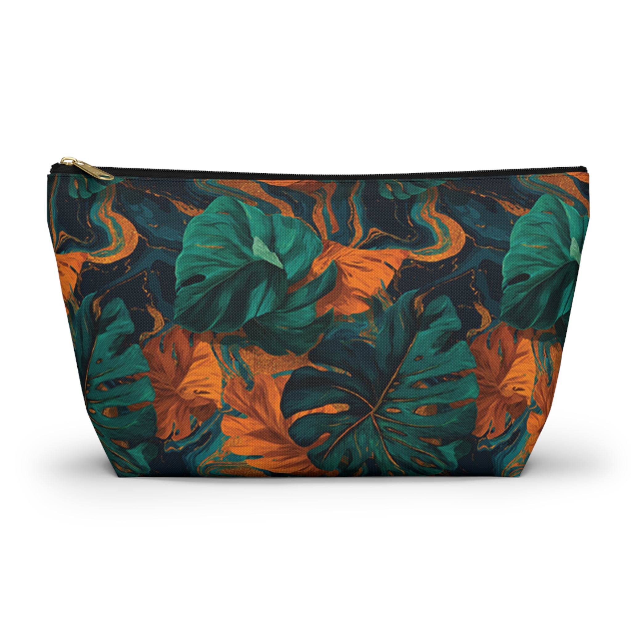 Accessory Pouch w T-bottom, Artsulli - Art is Long, Life is Short, Bags, Size, Large, Color, Black zipper, , , 41742115403778004124
