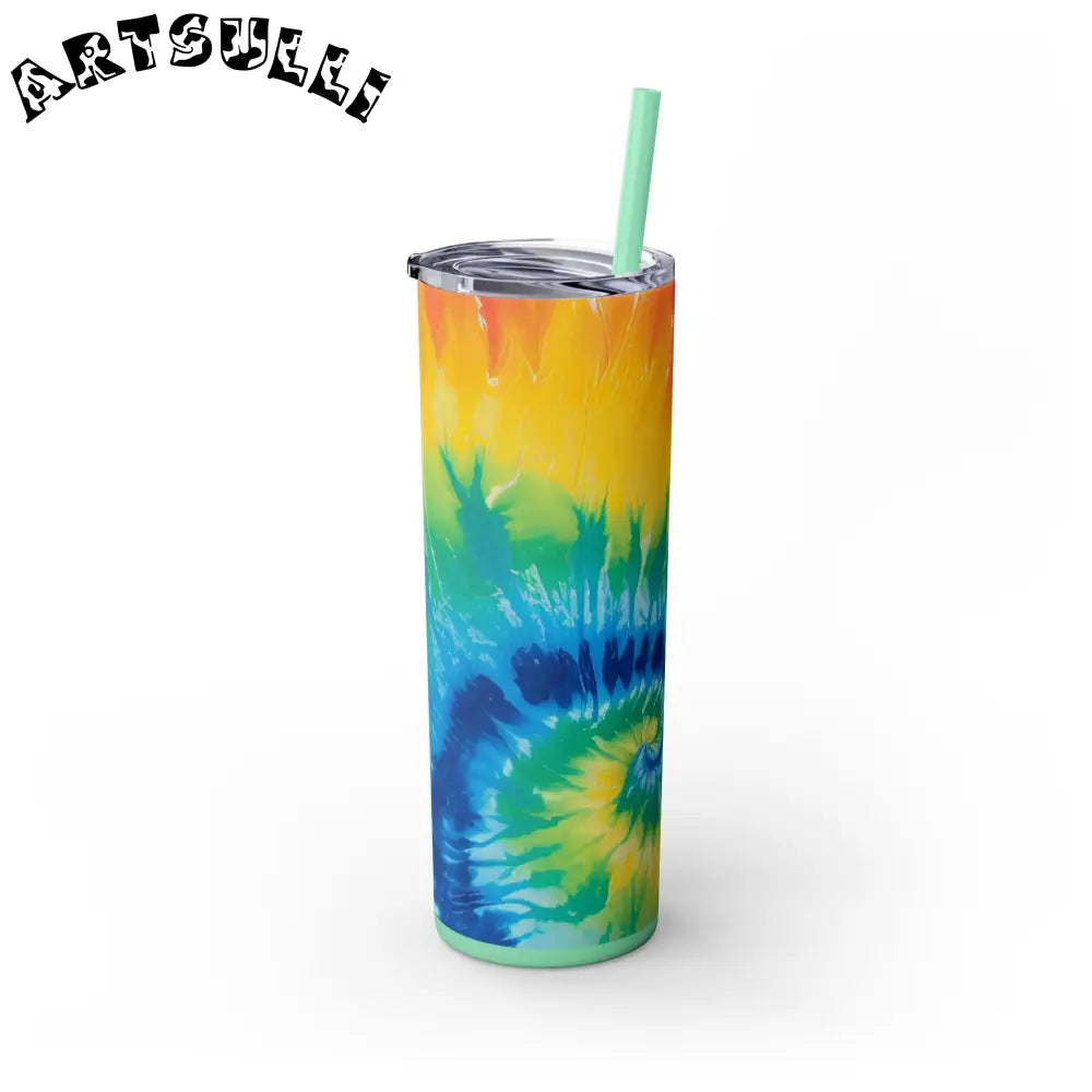 JAKKOUTTHEBXX Colorful Tie-Dye Insulated Tumbler 2025