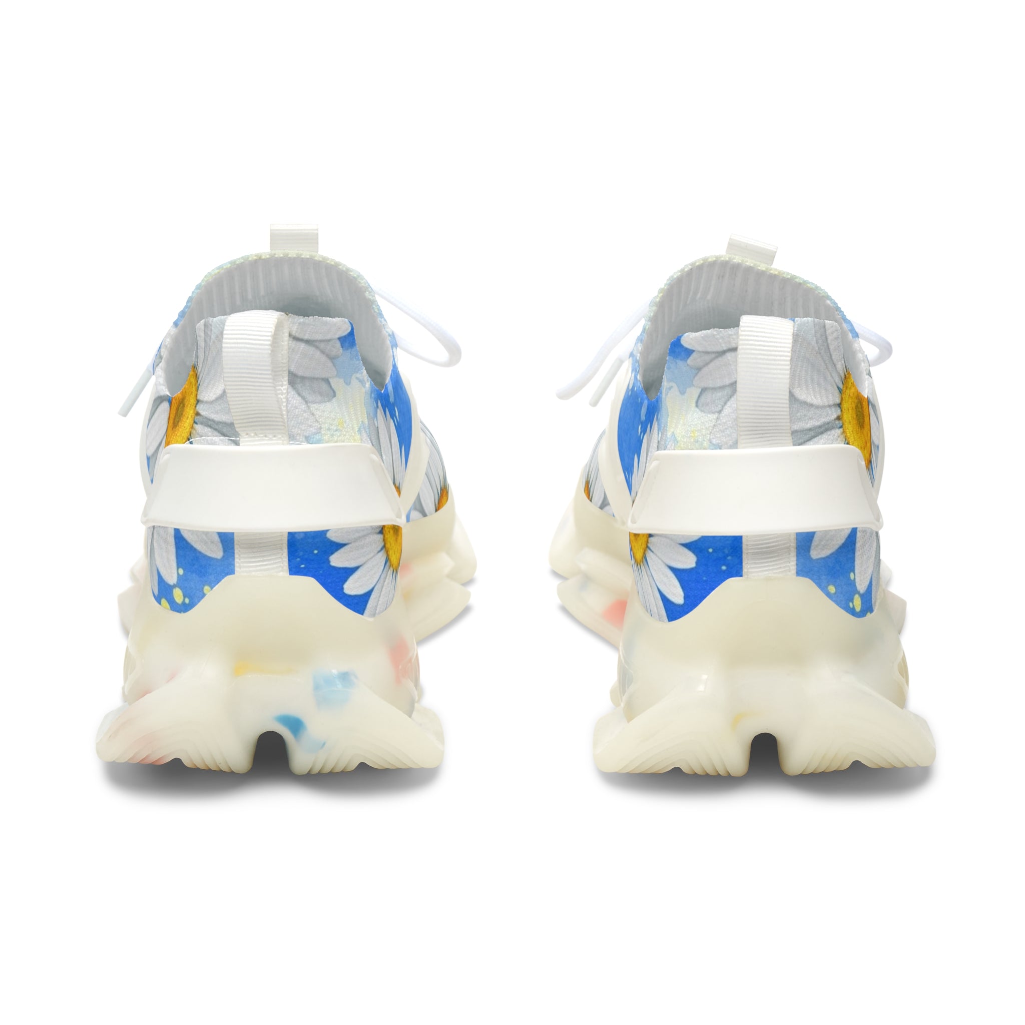 Daisies Women's Mesh Sneakers, Artsulli - Art is Long, Life is Short, Shoes, , , , , , , 
