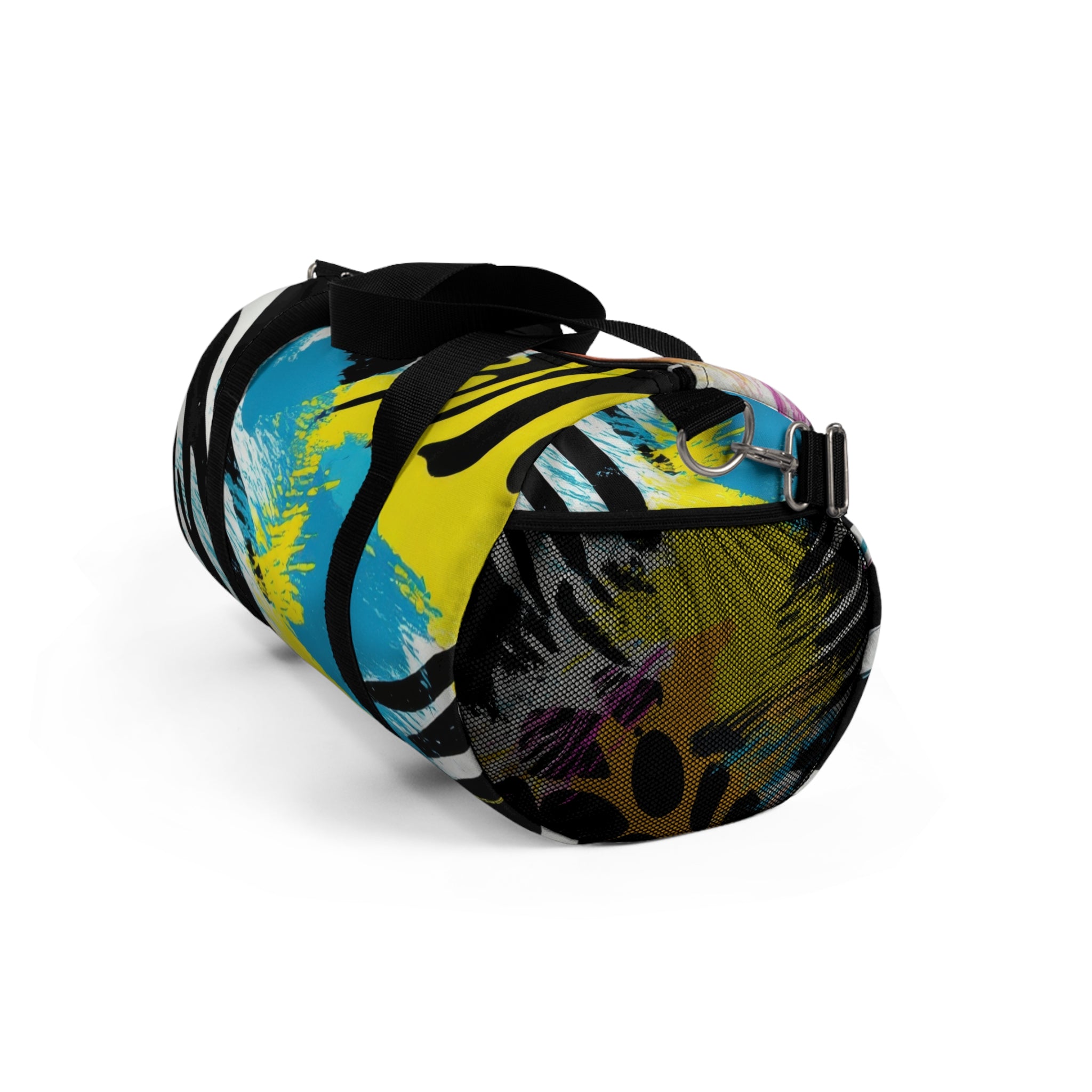Zebra Stripes x Leapord Print x Paint Splatter Multi-Color Duffel Bag, Artsulli - Art is Long, Life is Short, Bags, , , , , , , 