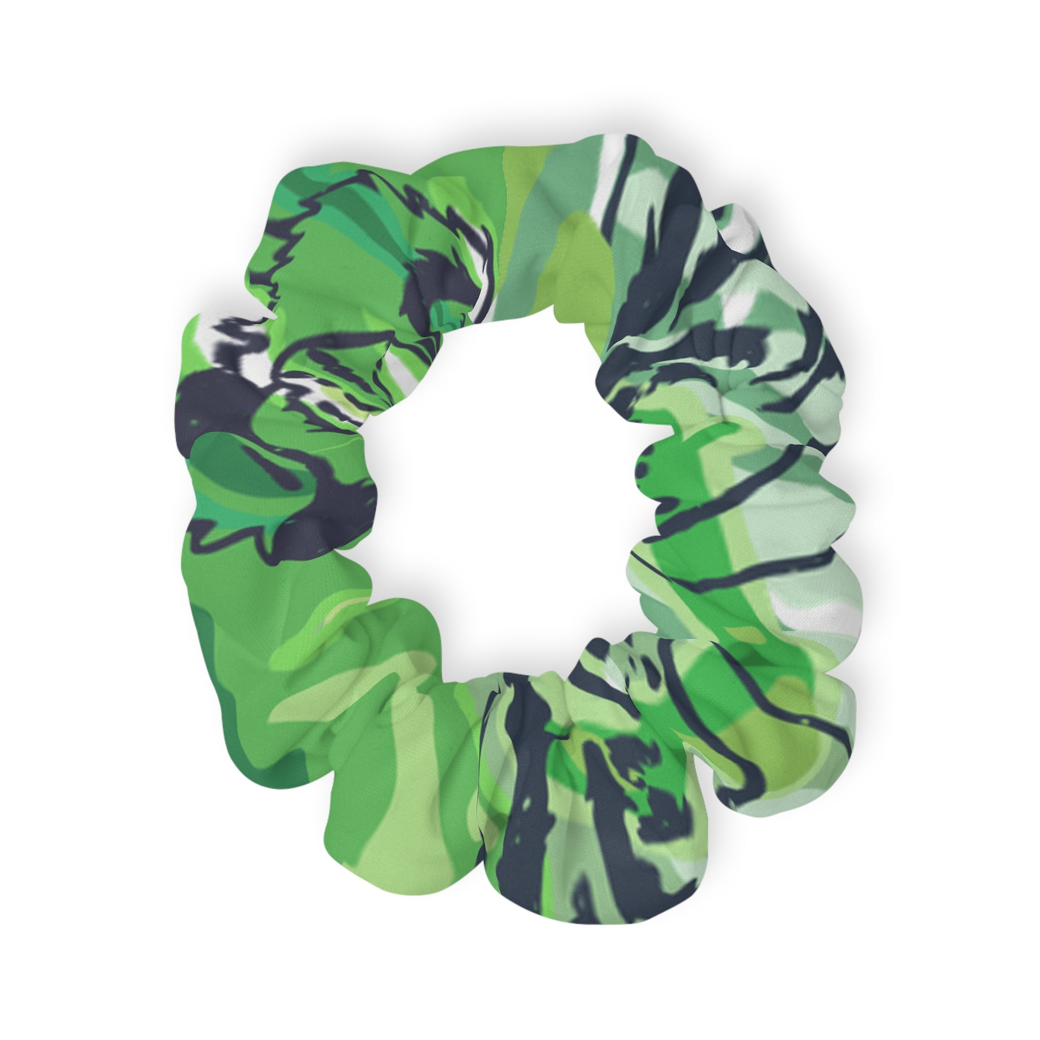 Tropical Jungle Tigers Green Scrunchie, Artsulli - Art is Long, Life is Short, Accessories, Size, 4'' × 4'', , , , , 14845694711595