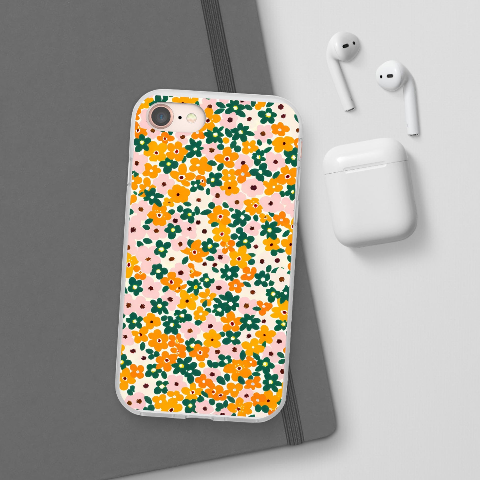 Vibrant Floral Flexi Case, Artsulli - Art is Long, Life is Short, Phone Case, , , , , , , 