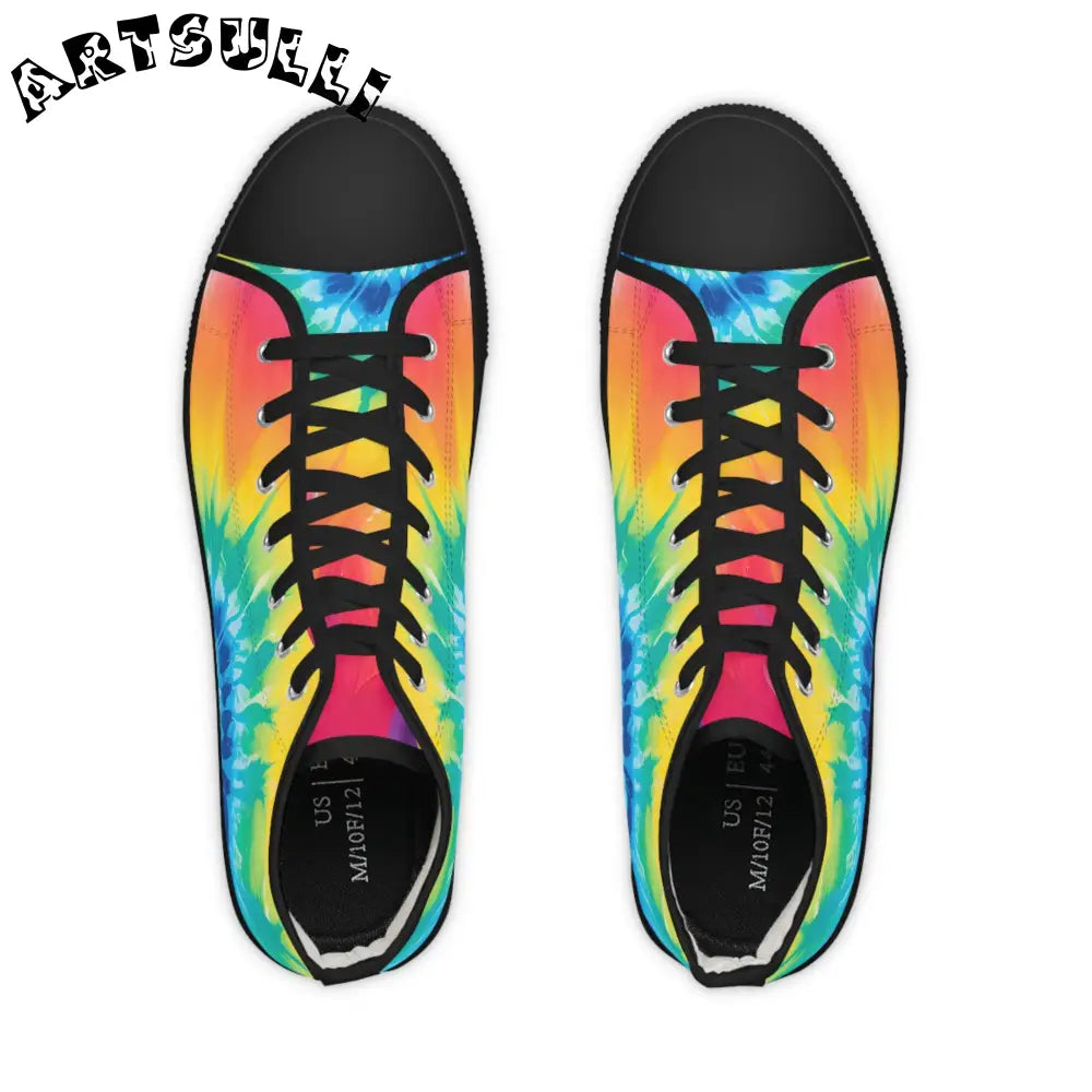JAKKOUTTHEBXX Tie-Dye High-Top Canvas Sneakers 2025