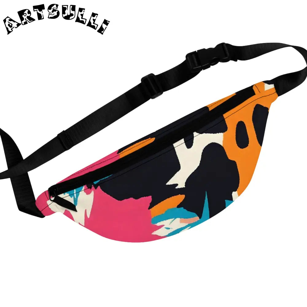 JAKKOUTTHEBXX Wild Brush Strokes x Animal Print Multi-Color Fanny